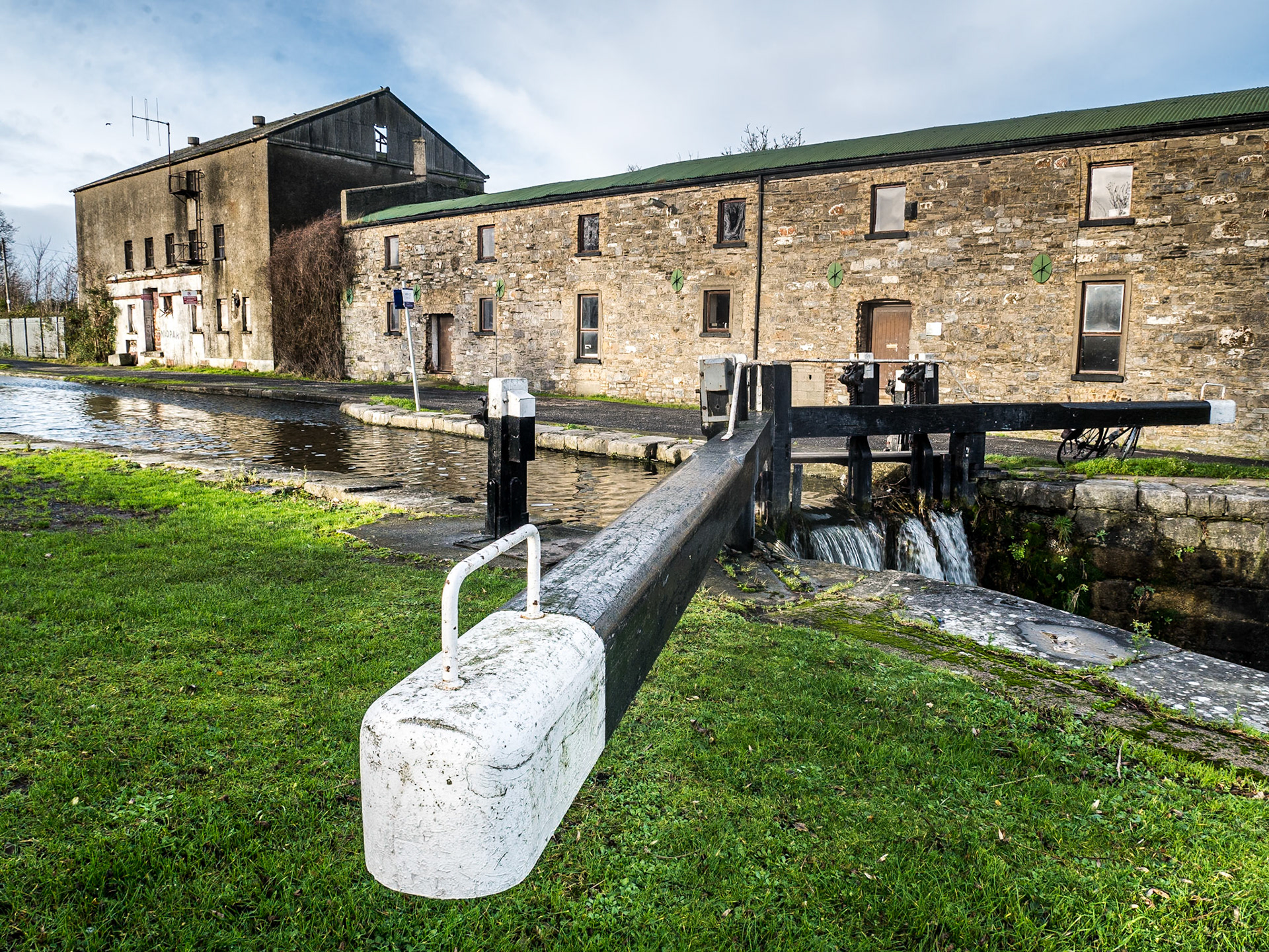 12th lock on the Grand Canal, Dublin, 16 Dec 2015