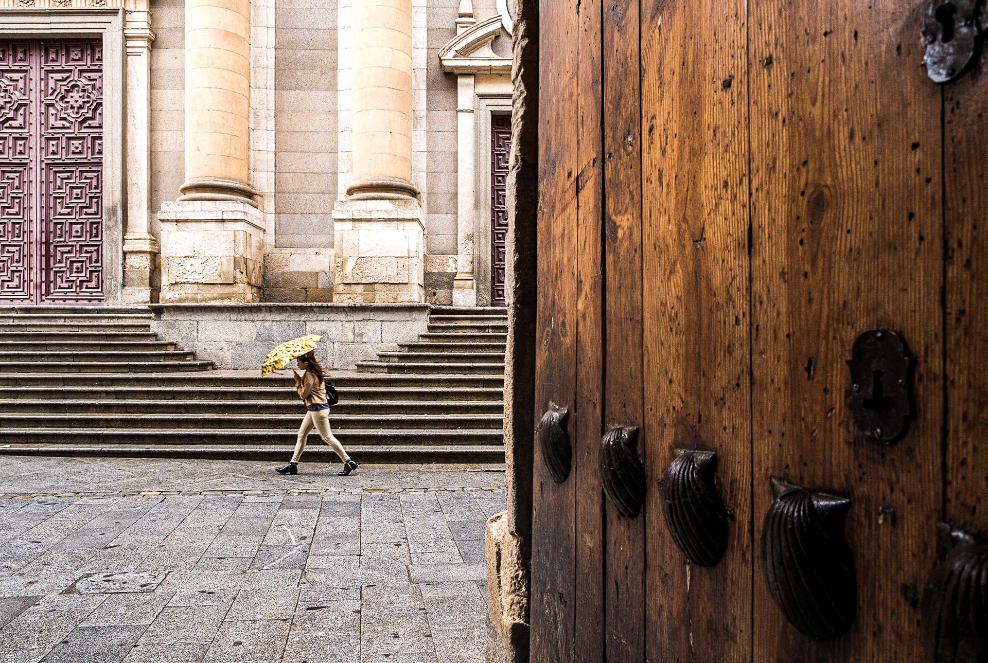 Entrance to Casa de las Conchas, Salamanca, 15 Sep 2015