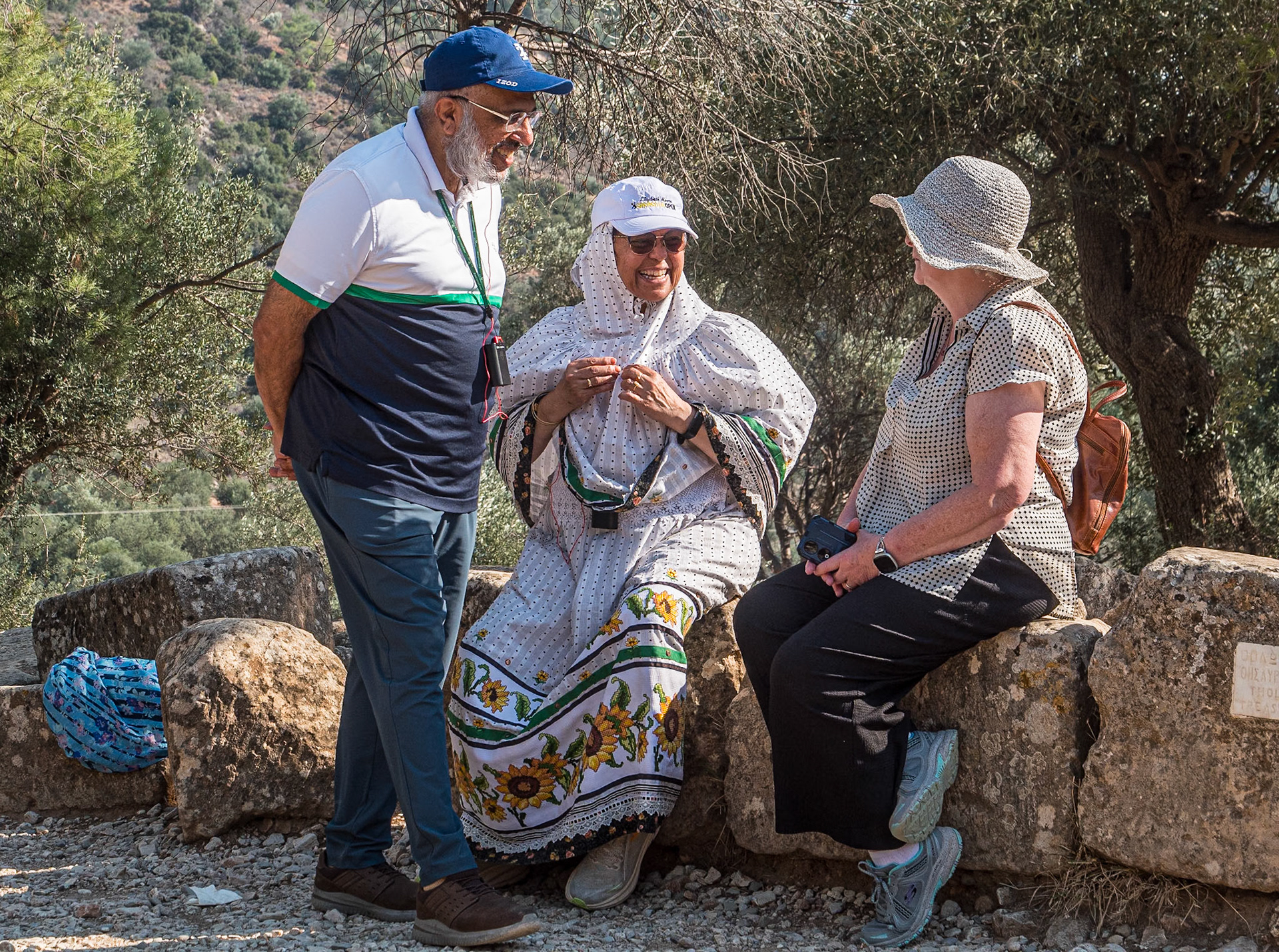 At the Treasury of Atreus (Tomb of Agamemnon), Mycenae, Greece, 30 Sep 2024