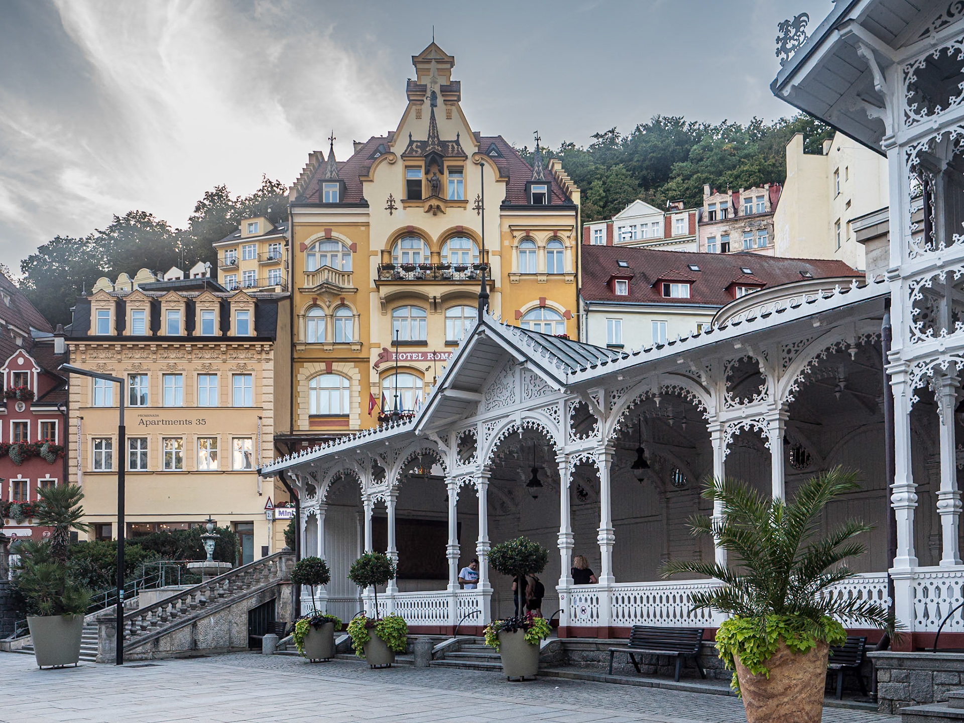 Market Colonnade, Karlovy Vary, Czech Republic, 19 Sep 2025