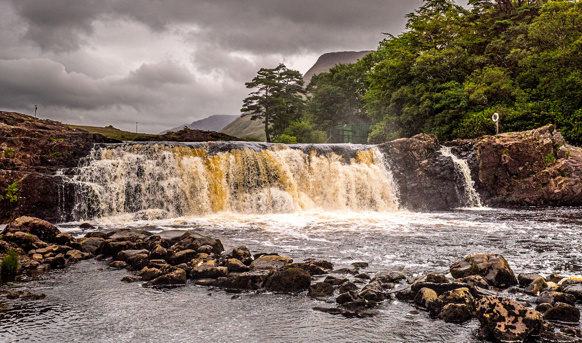 Aasleagh Falls, Co Mayo, 29 Jul 2020