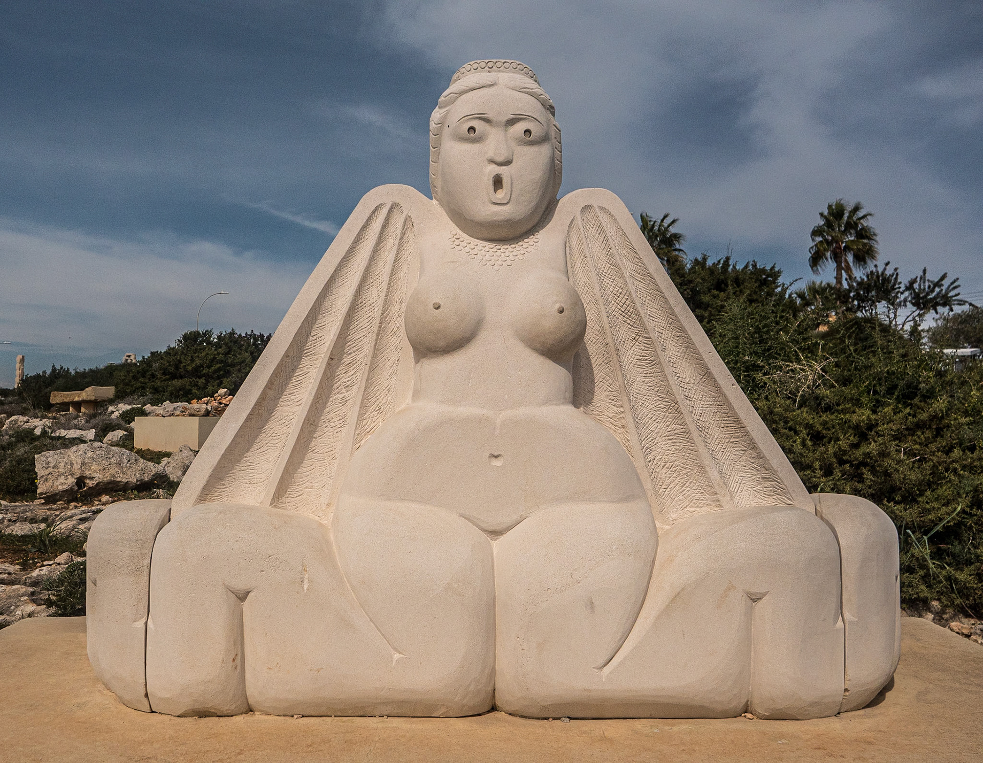 "Siren", 2017, Sculpture Park, Ayia Napa, Cyprus, 19 Feb 2025