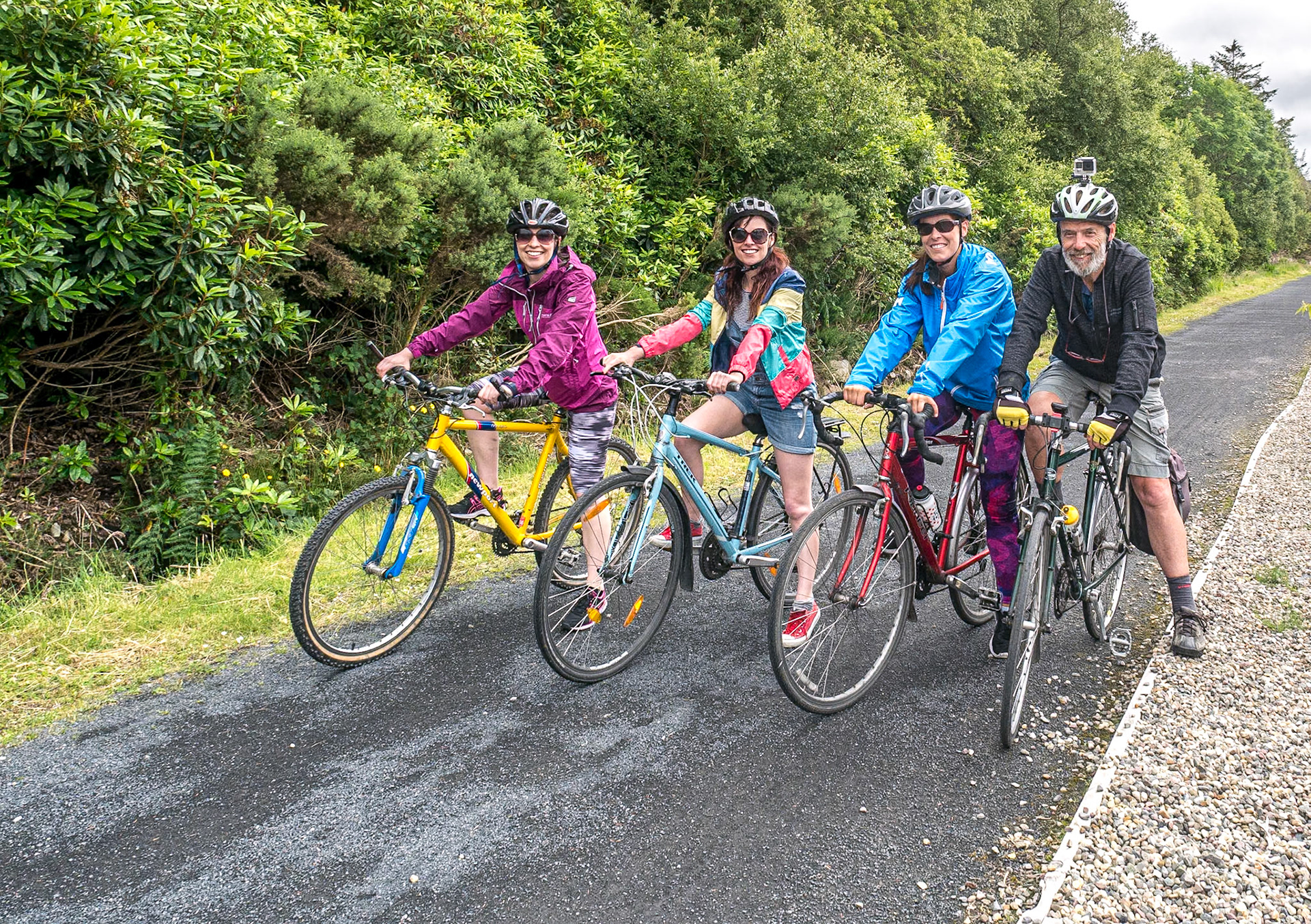 Outside Railway Lodge, Mulranny, 19 Jun 2017