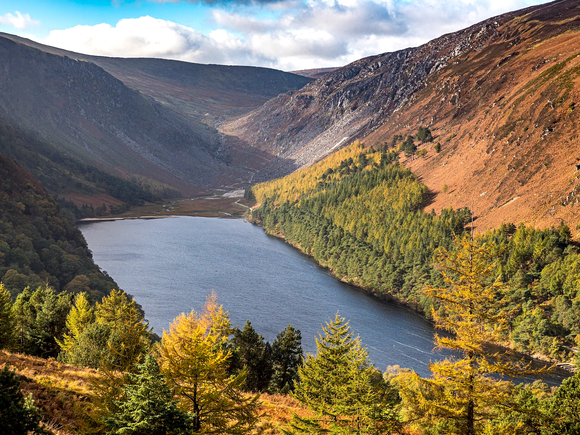 Upper Lake, Glendalough Walk (Orange Route), Co Wicklow, 22 Oct 2018