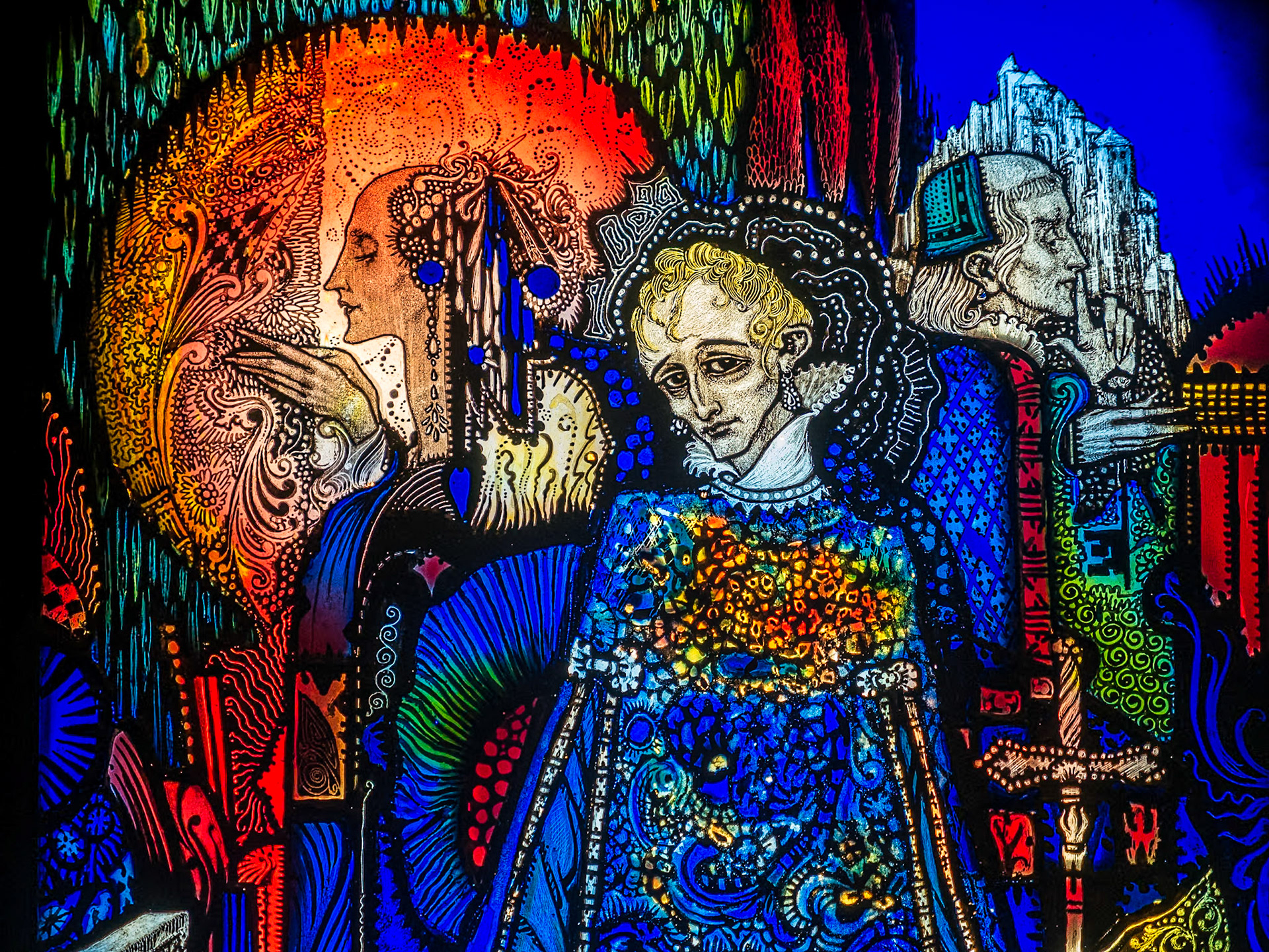The Song of the Mad Prince, by Harry Clarke, National Gallery, Dublin, 16 Jan 2018