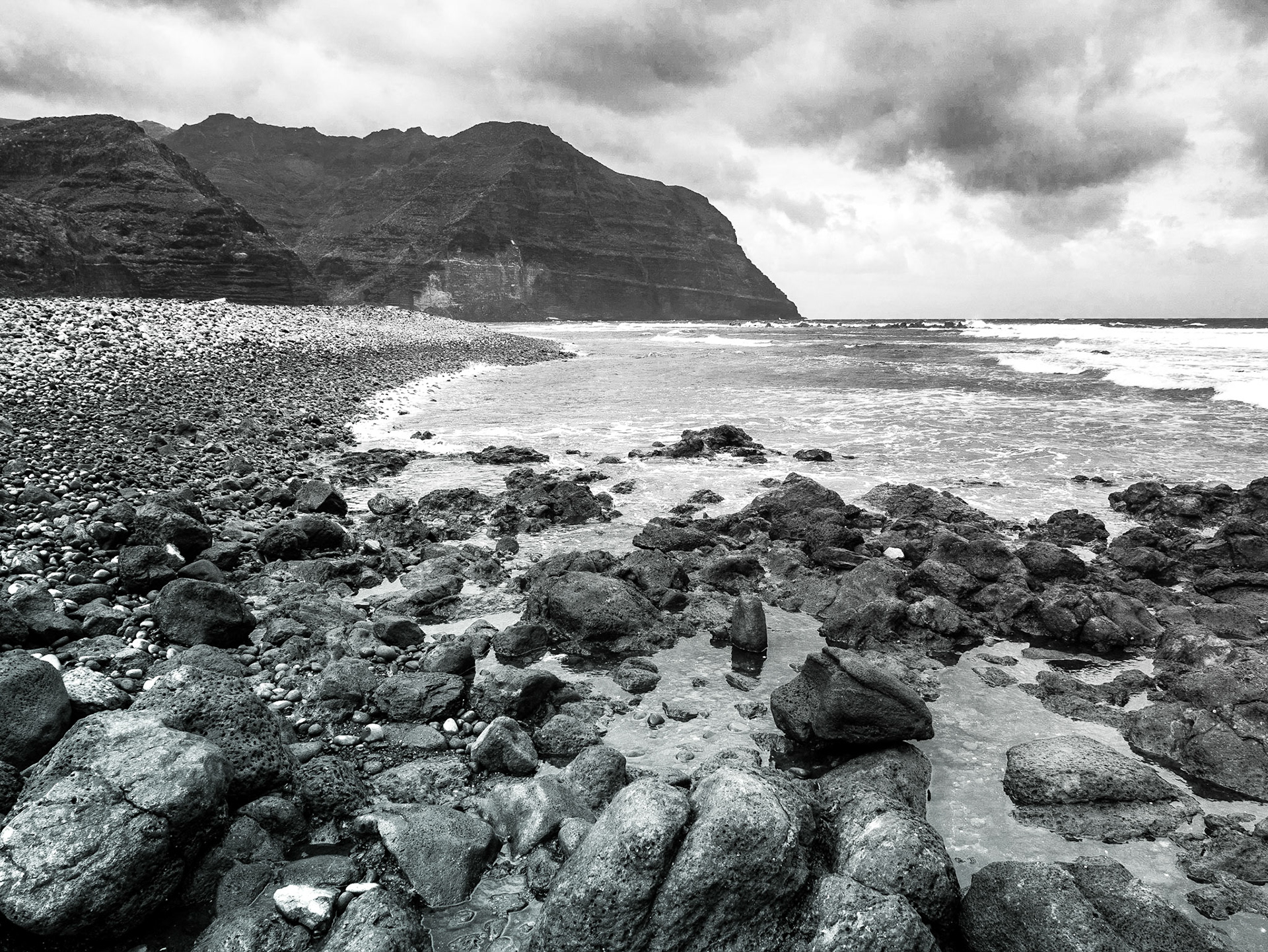 Coast north of San Sebastián de La Gomera, 31 Jan 2018