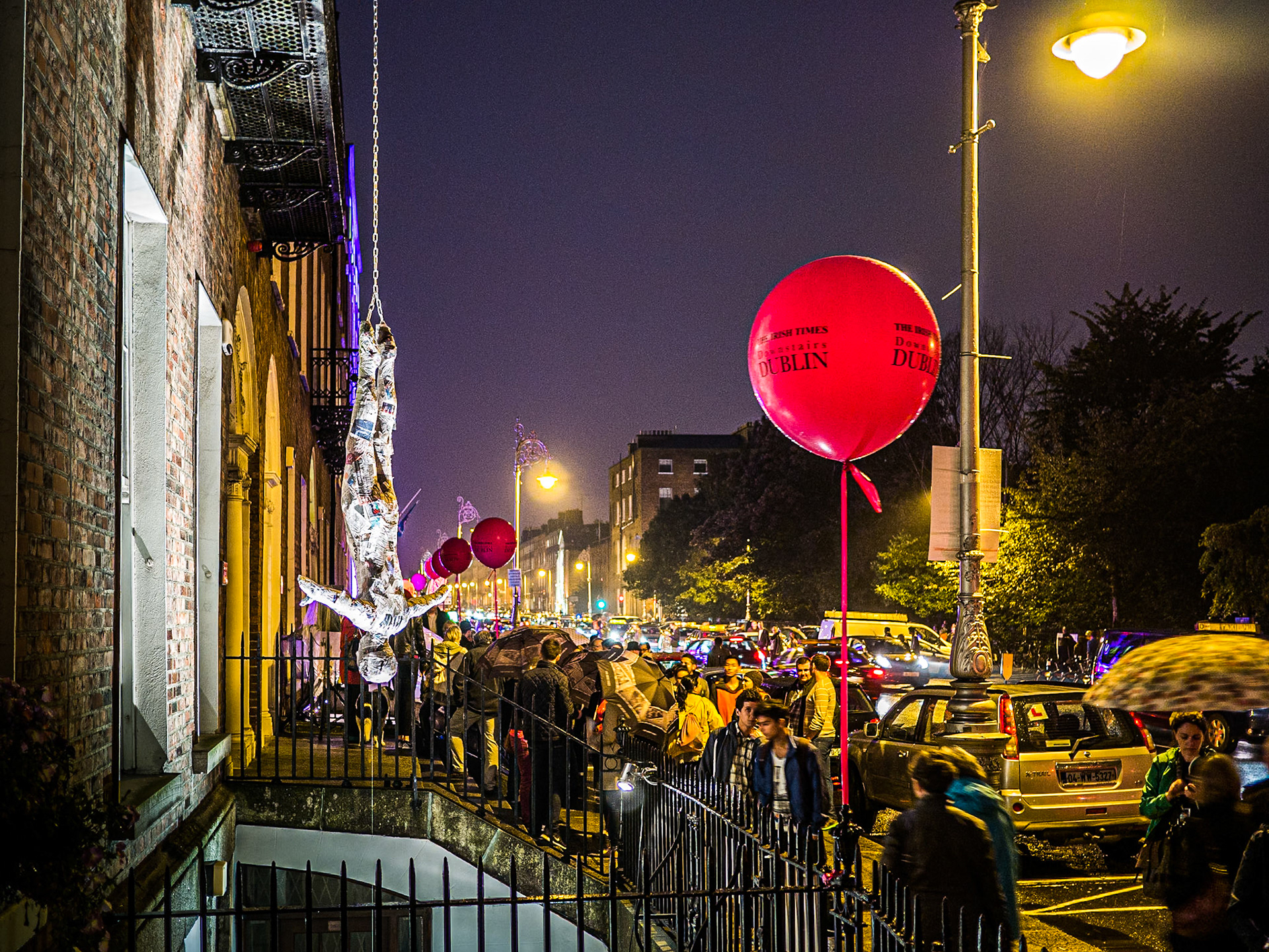 Merrion Square North, Culture Night, Dublin, 19 Sep 2014