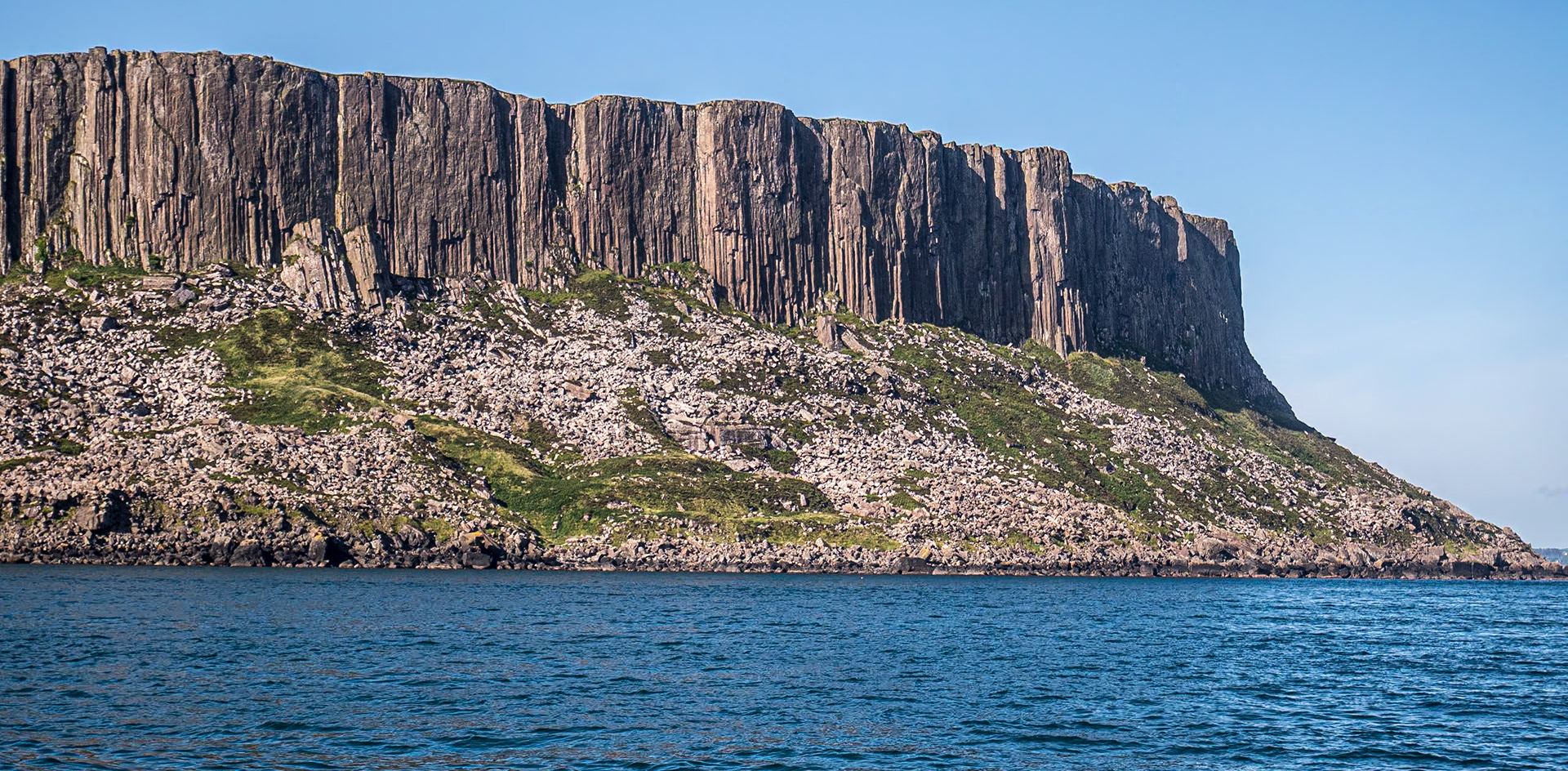 Fair Head, from the Campbeltown-Ballycastle ferry, 9 Jul 2023