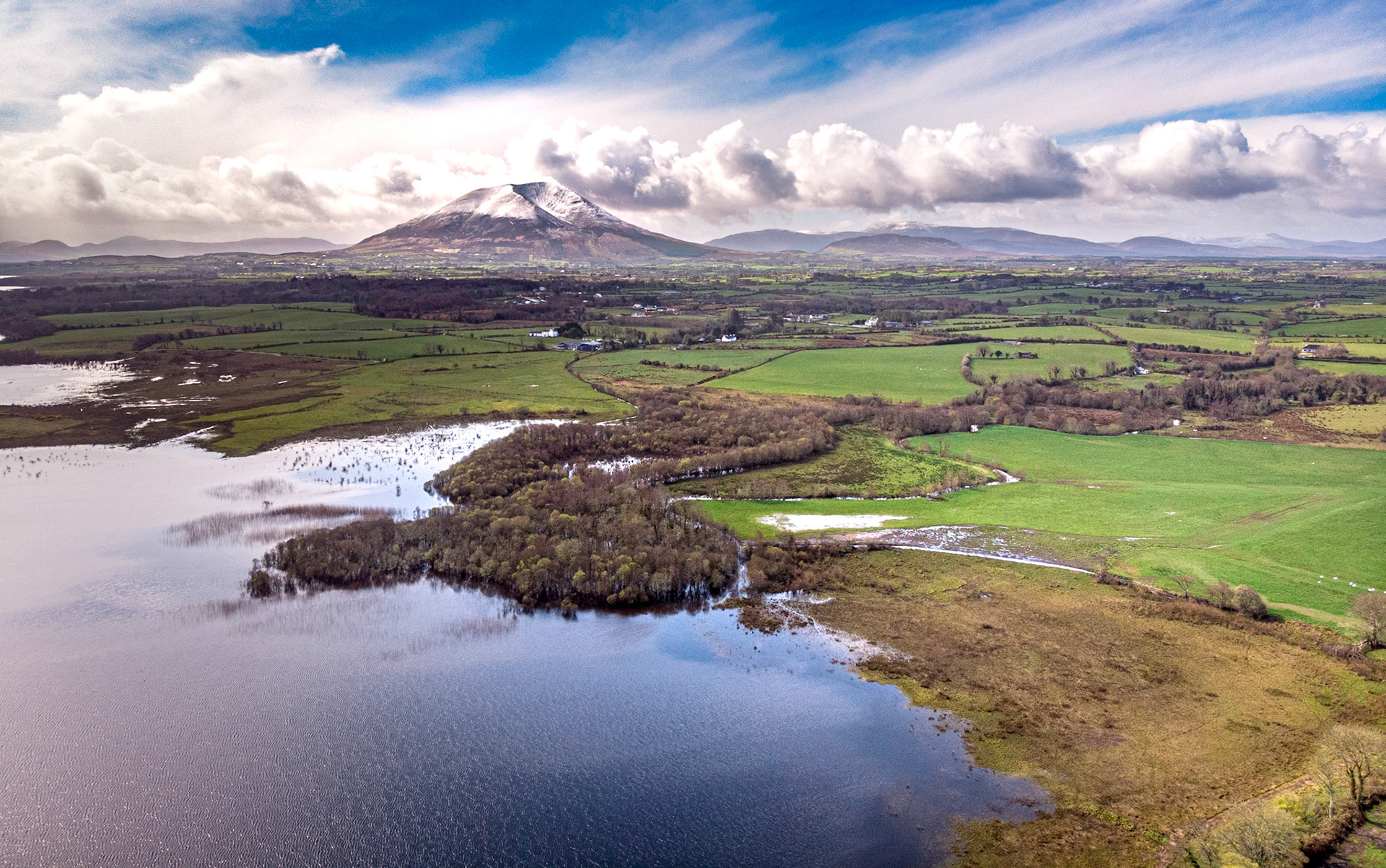Nephin Mountain and Lough Conn, Co Mayo, 2 Apr 2019