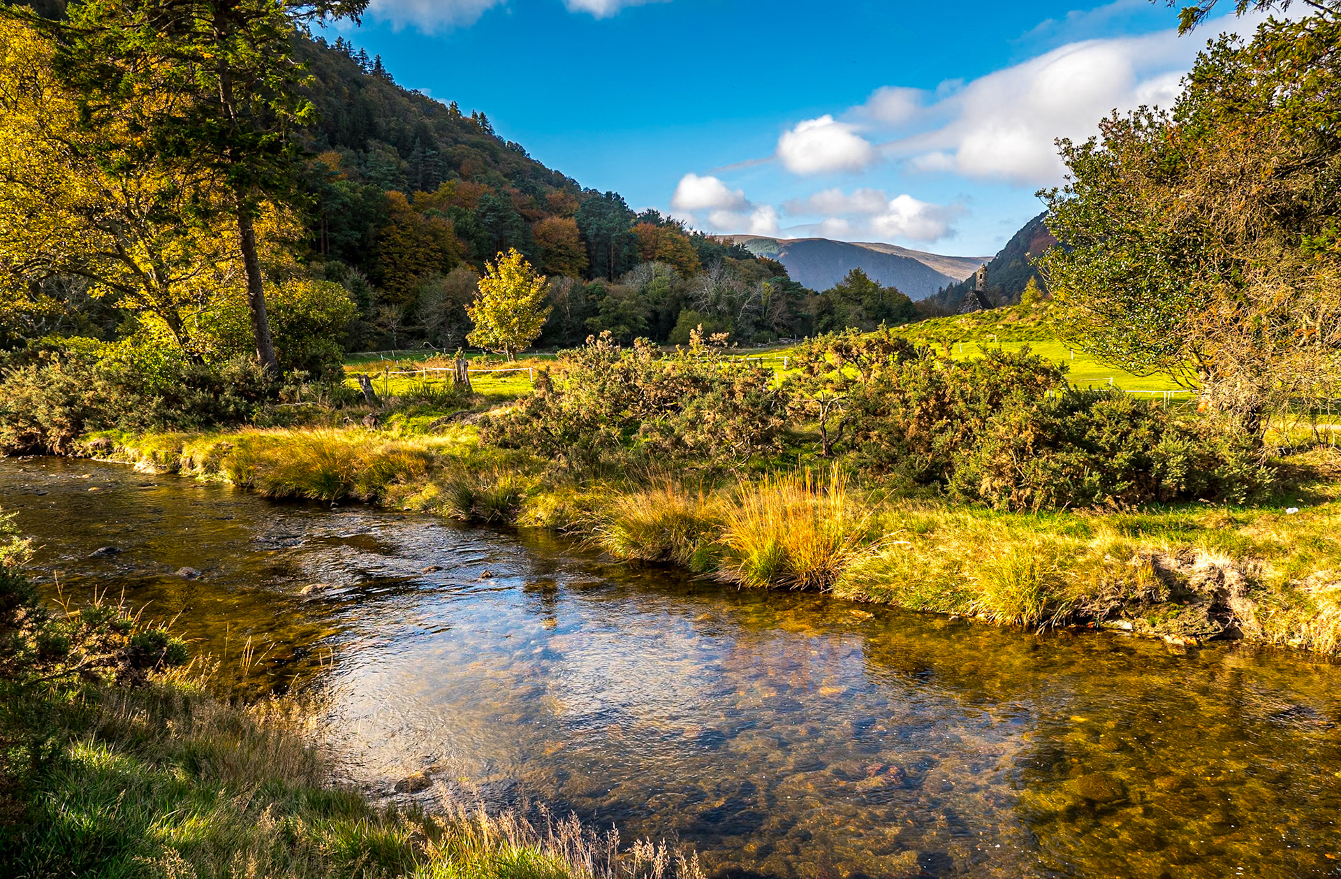 Glendasan River, Glendalough Walk (Orange Route), Co Wicklow, 22 Oct 2018