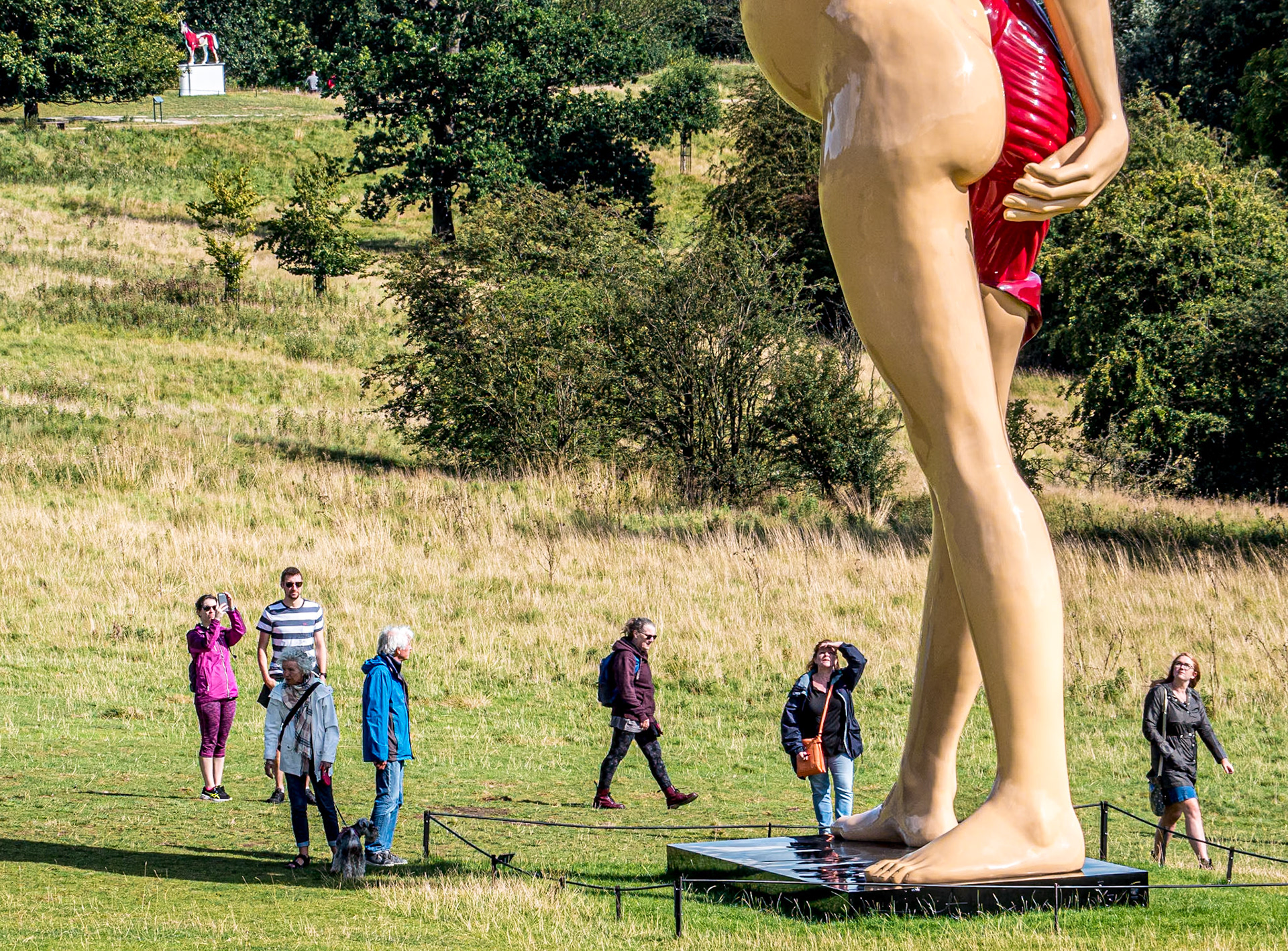 "The Virgin Mother" by Damien Hirst, Yorkshire Sculpture Park, 31 Aug 2019