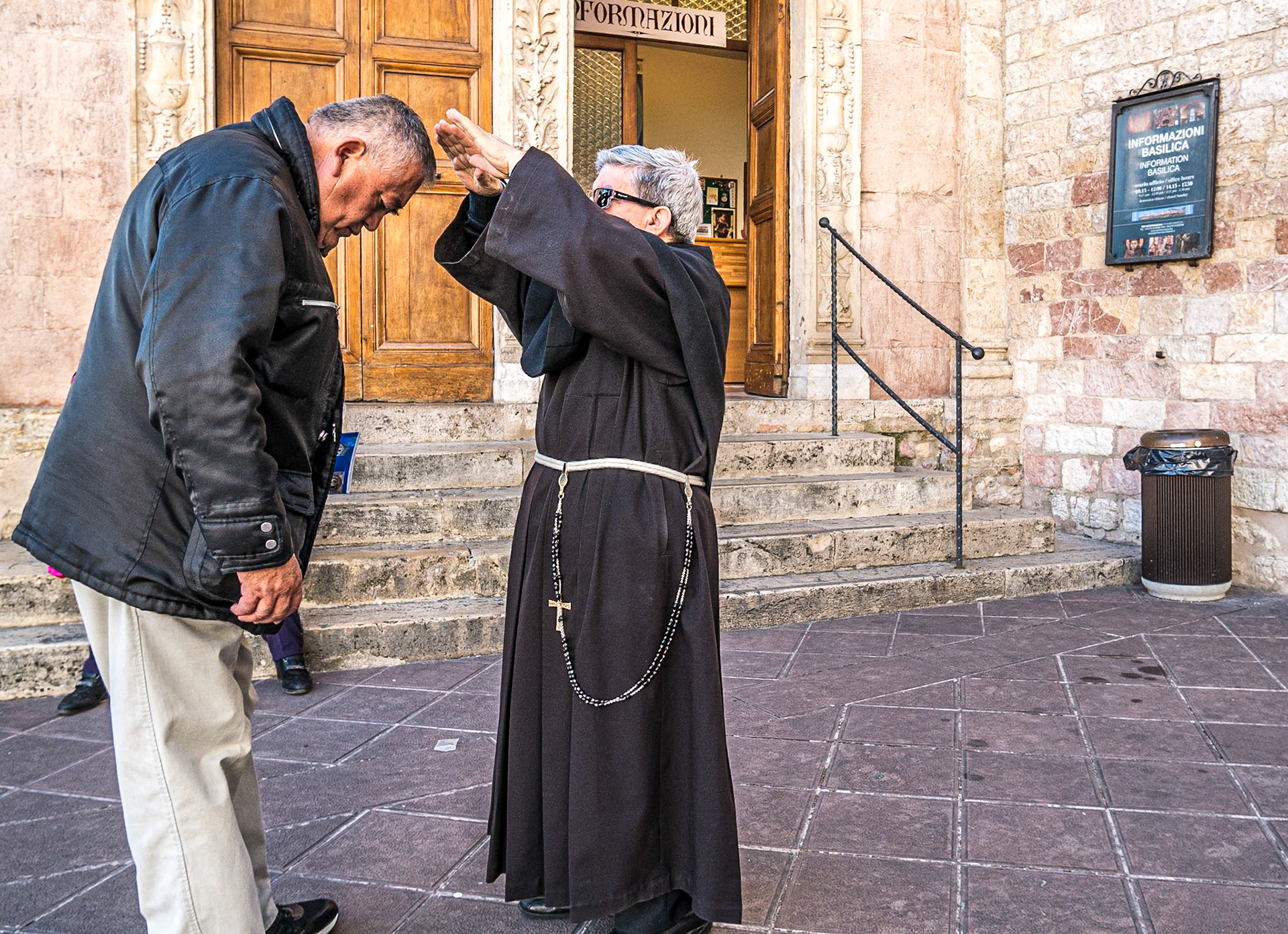At the Basilica of San Francesco, Assisi, 21 Apr 2015