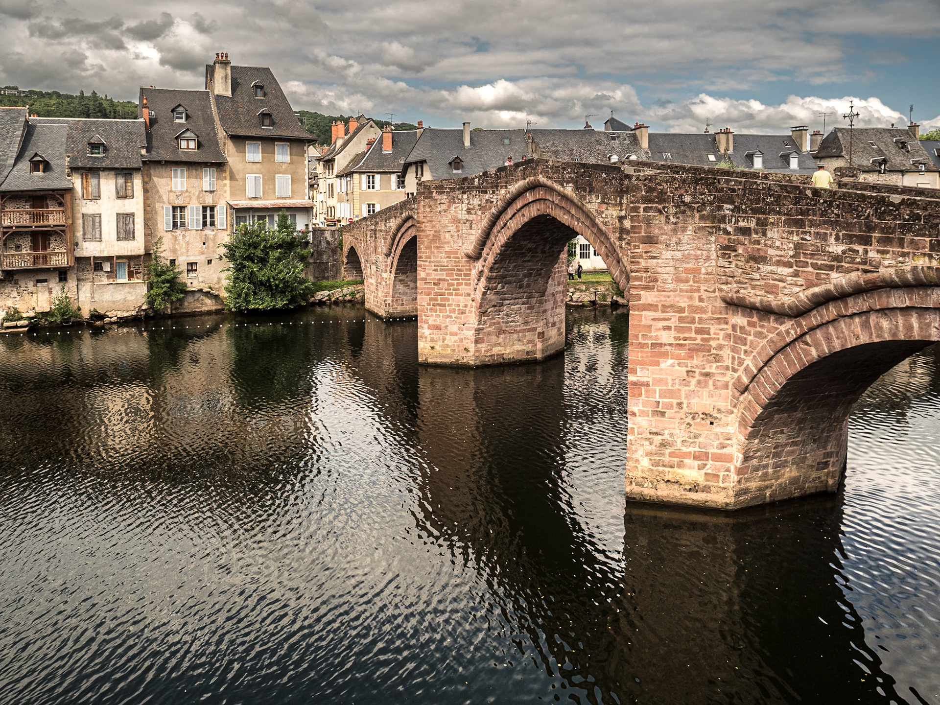 Le Pont Vieux, Espalion, France, 24 Jul 2021