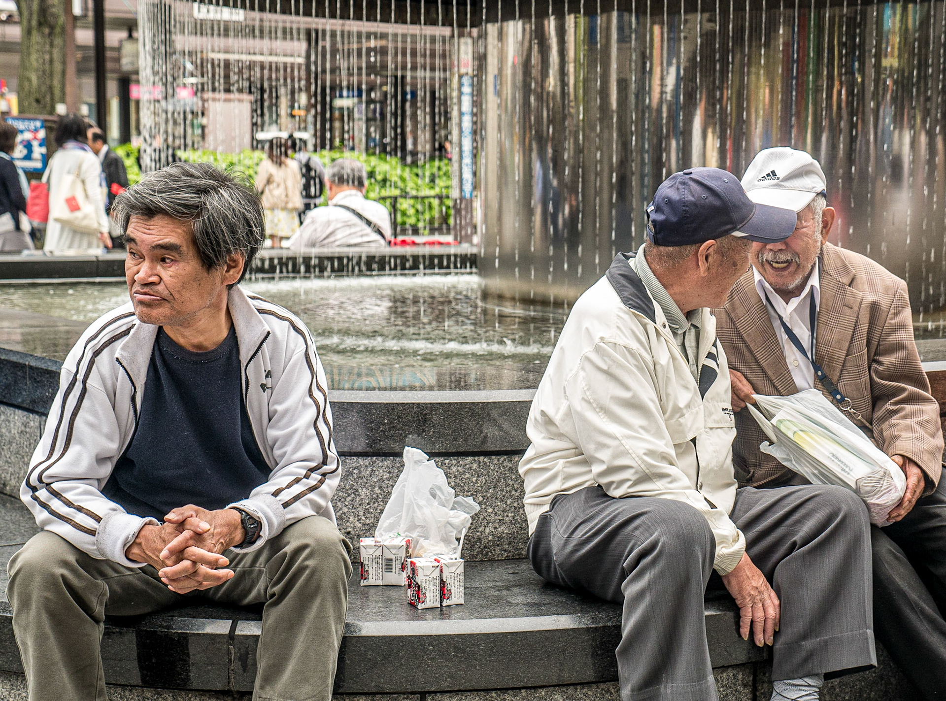 Outside Hiroshima railway station, 23 Apr 2016