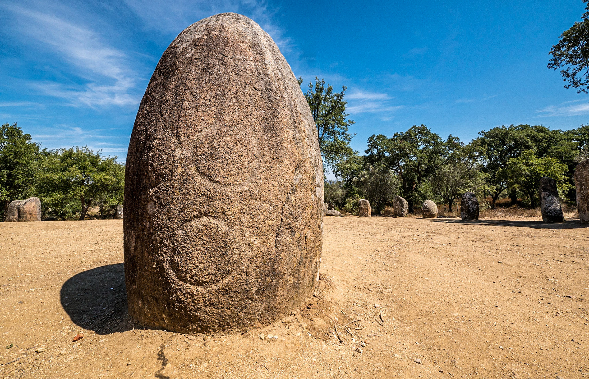Almendres Cromlech, Portugal, 9 Sep 2015