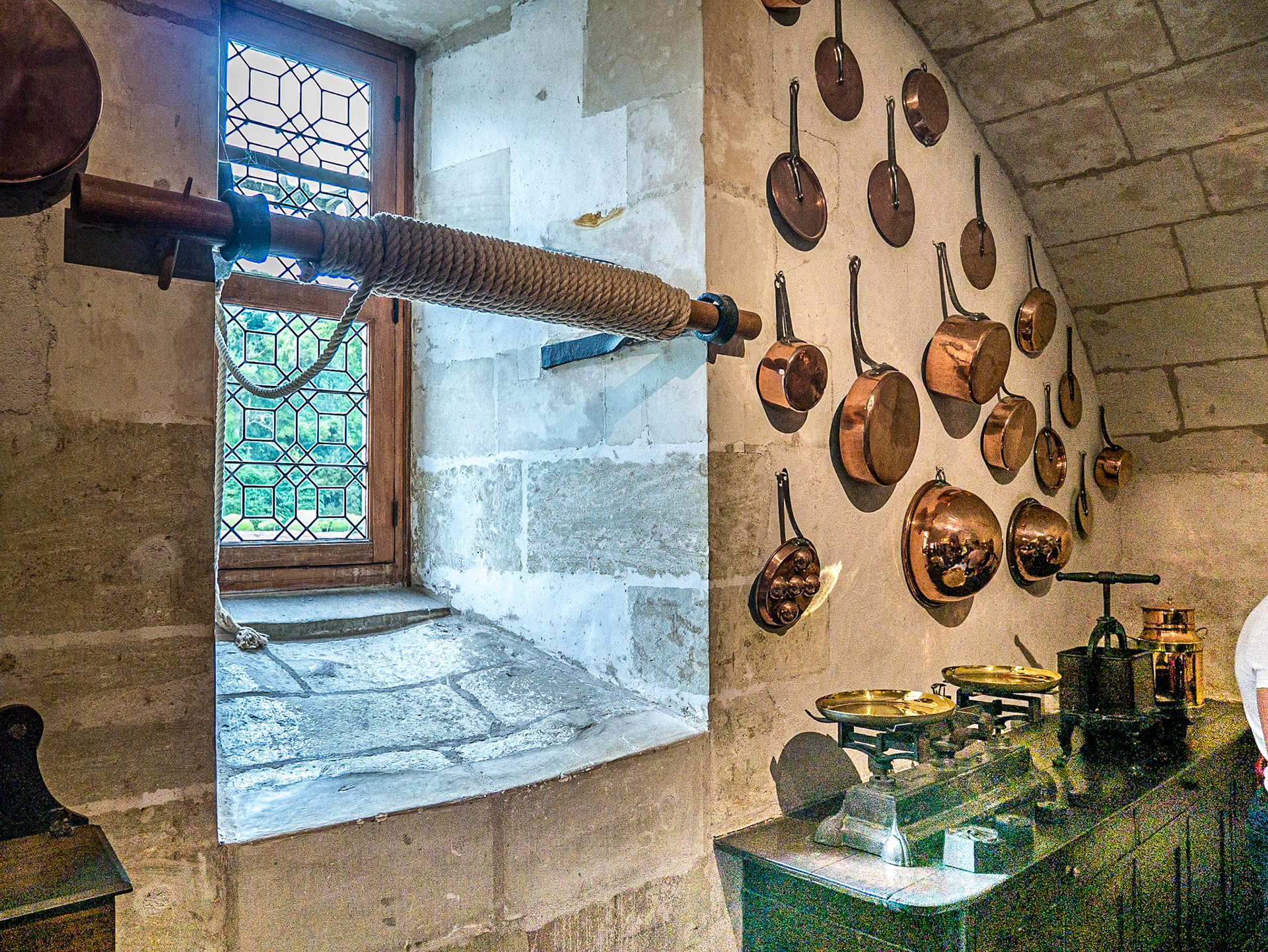 Kitchens of Château de Chenonceau, France, 18 May 2016
