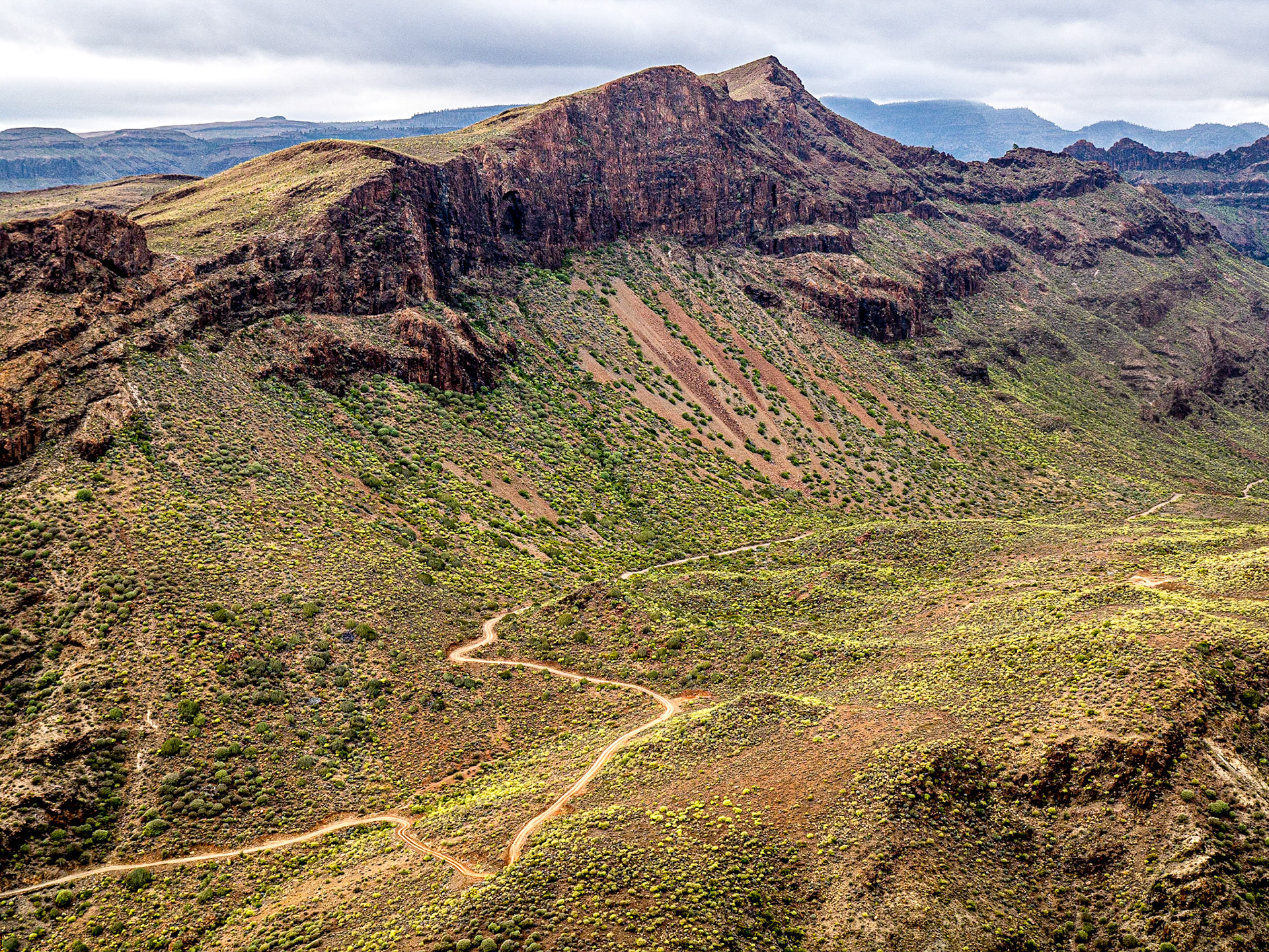 Degollada de las Yeguas lookout point, Gran Canaria, 22 Feb 2016