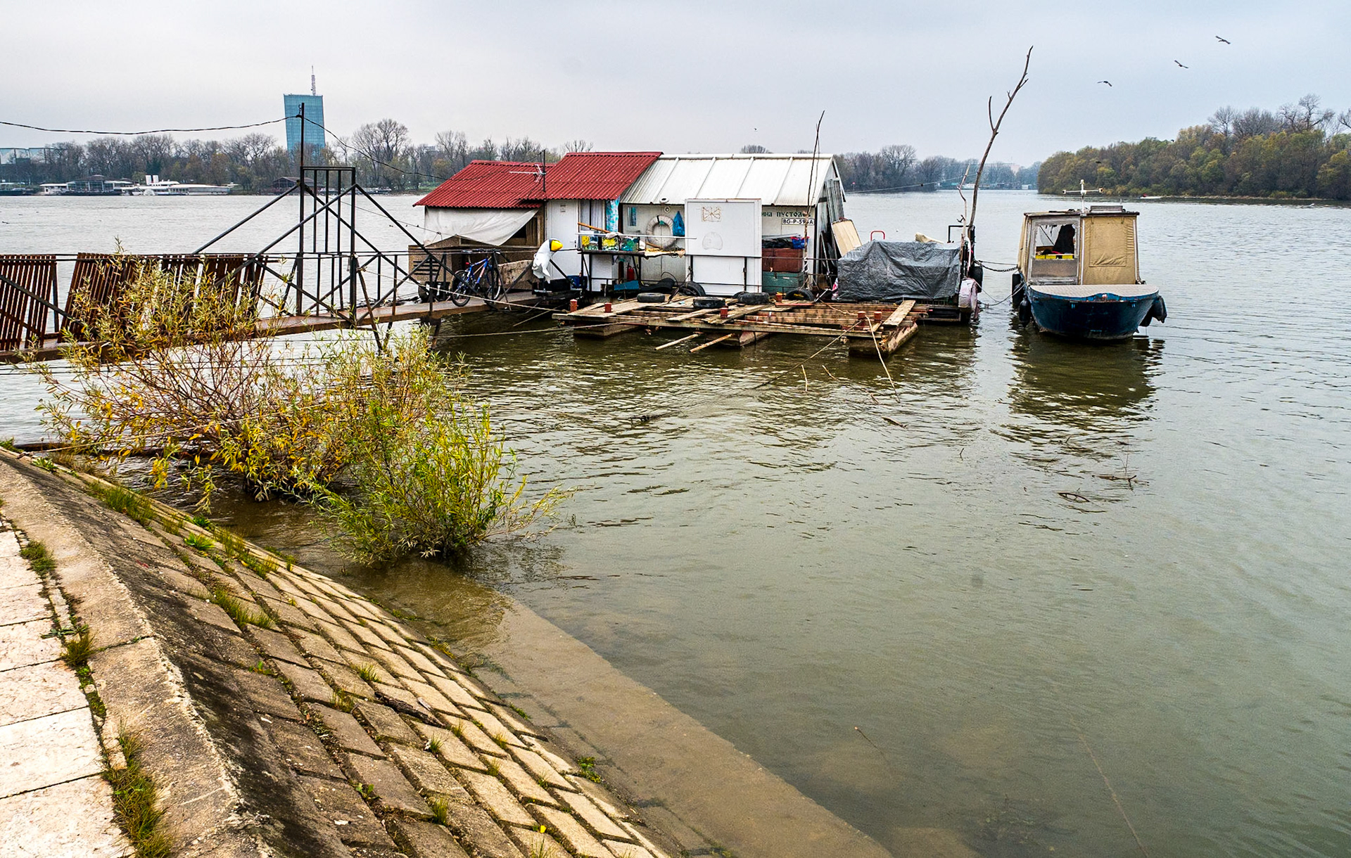 By the Sava River, Belgrade, 2 Dec 2017