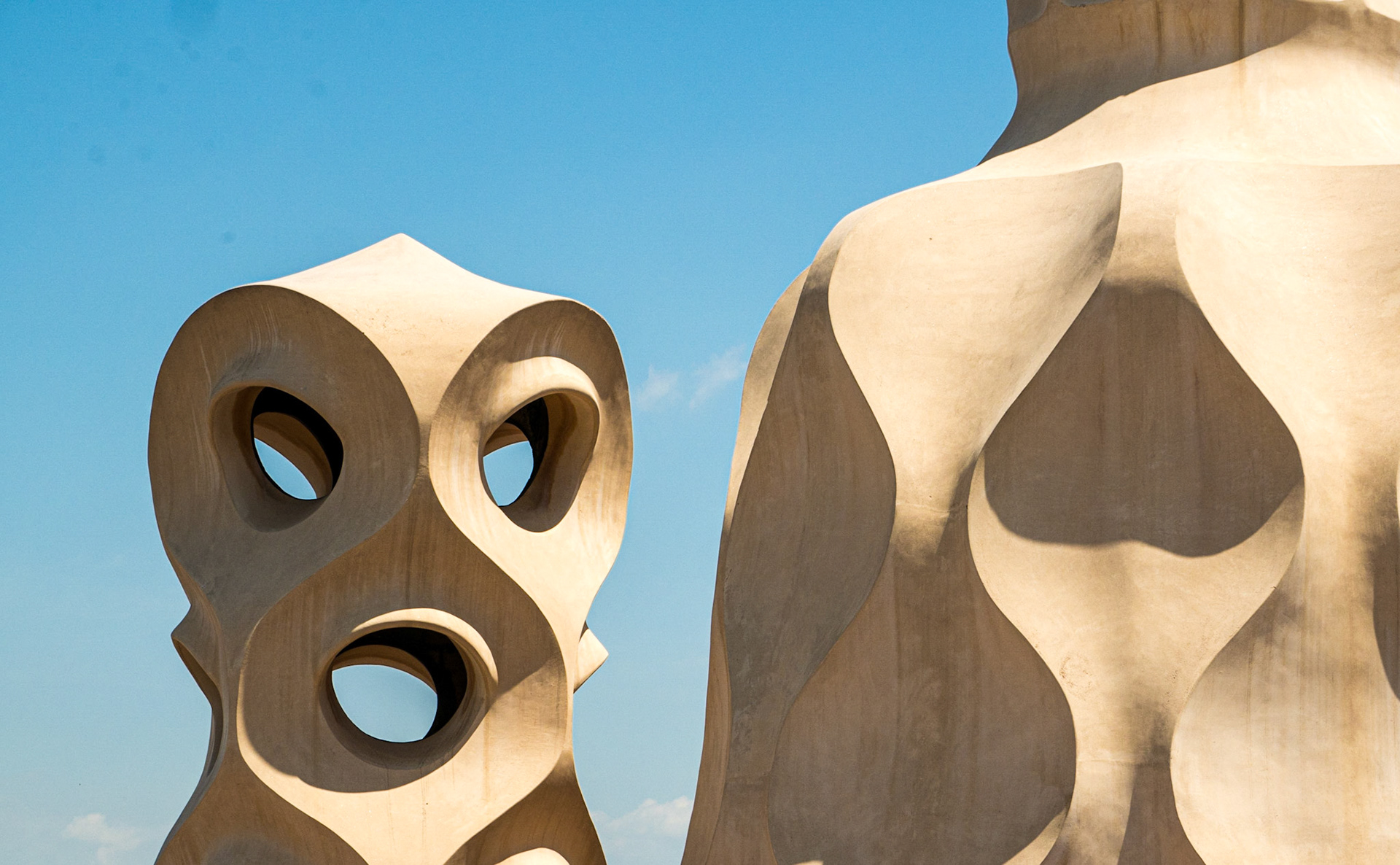 Roof of Casa Milà (La Pedrera), Barcelona, 27 Jun 2016