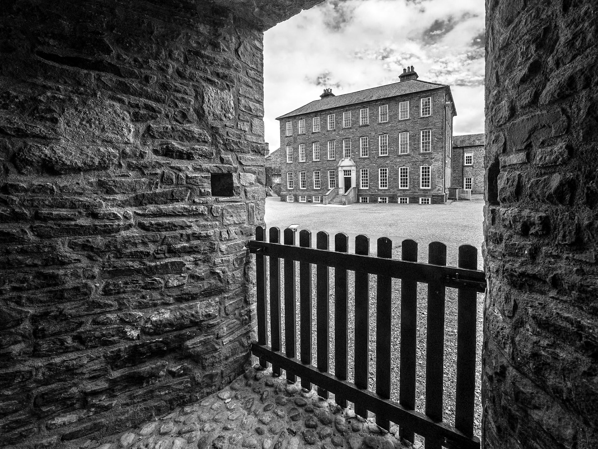 Damer House from Roscrea Castle, Co Tipperary, 2 Aug 2016