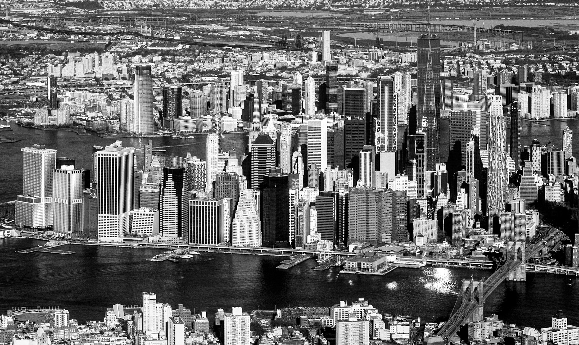 View of New York from Toronto-LaGuardia flight, 27 Feb 2018