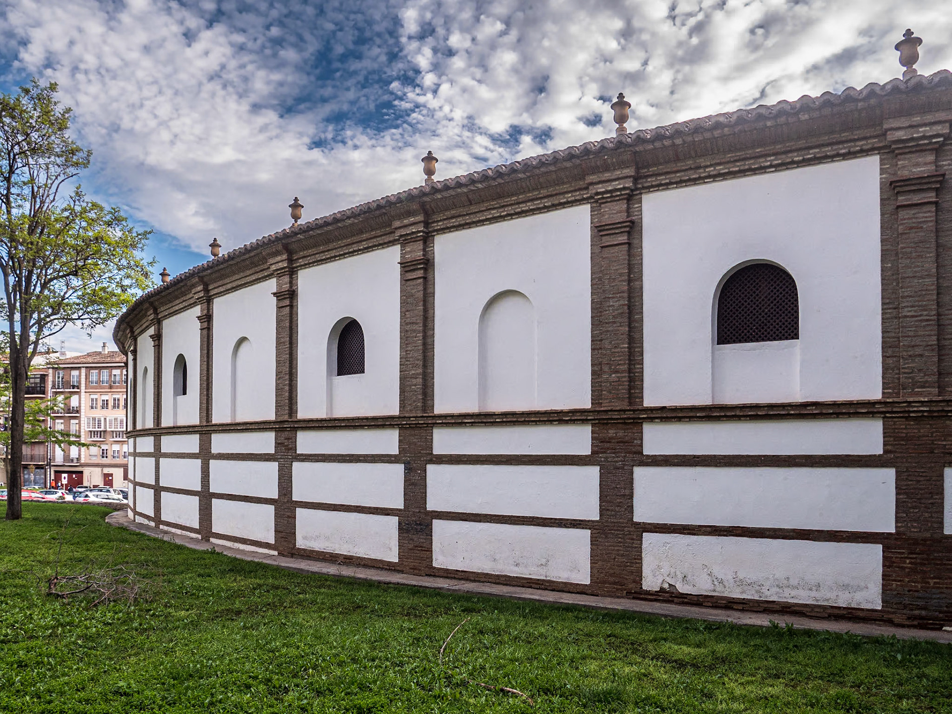 Outside the bullring, Antequera, Spain, 2 Apr 2024