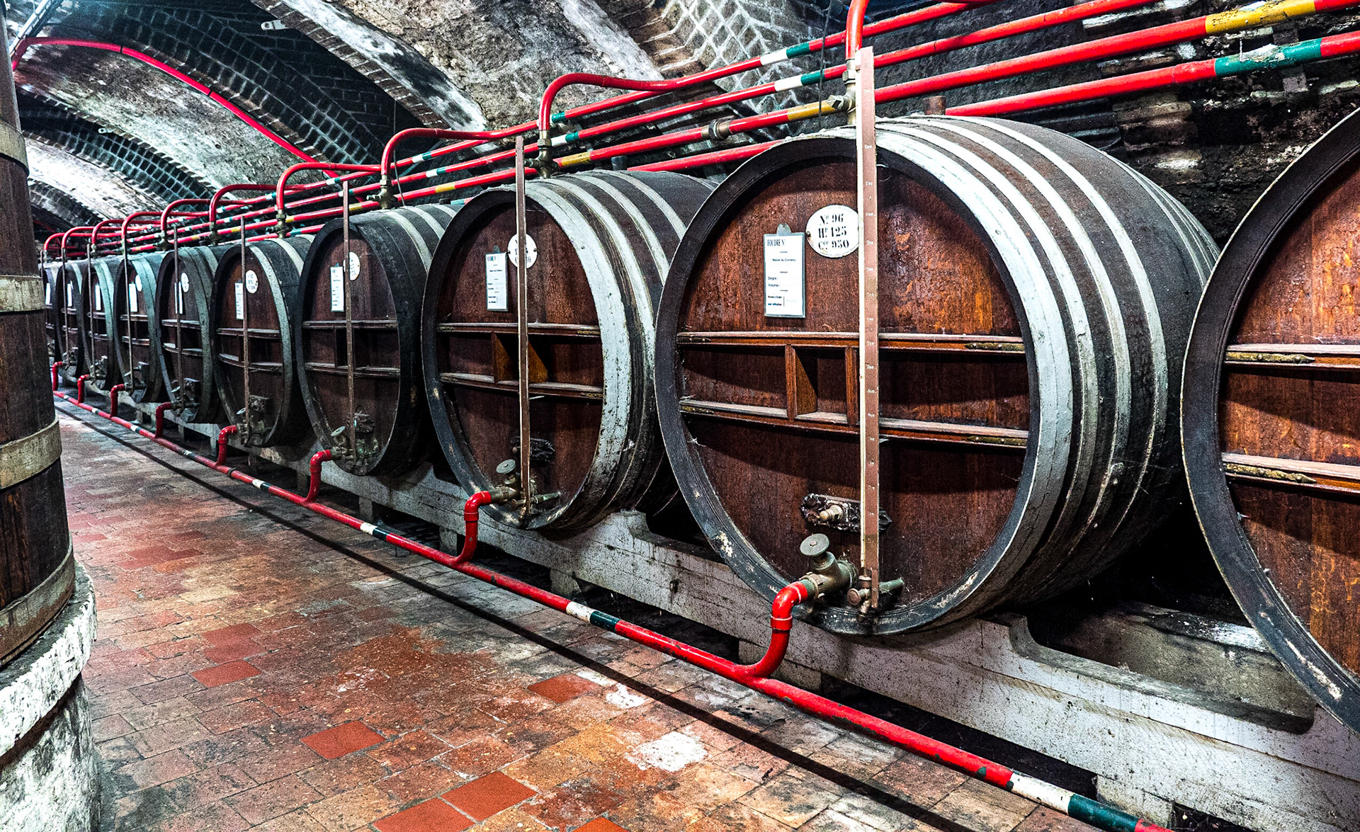 The factory in the Benedective Palace, Fécamp, 3 Oct 2019