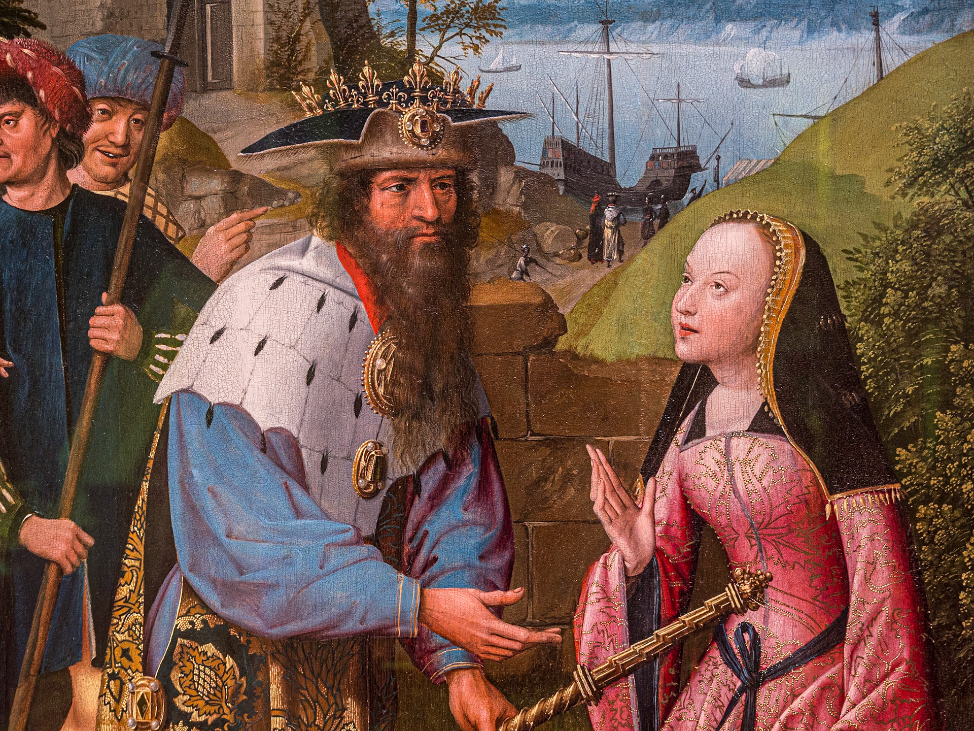 Dymphna's father proposes to her, by Goossen van der Weyden, National Gallery, Dublin, 26 May 2023