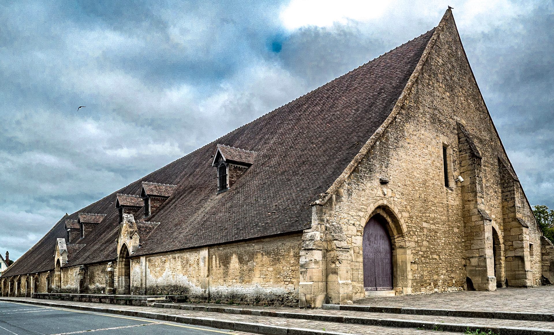 The market hall, Saint-Pierre-sur-Dives, Normandy, 13 SEp 2019