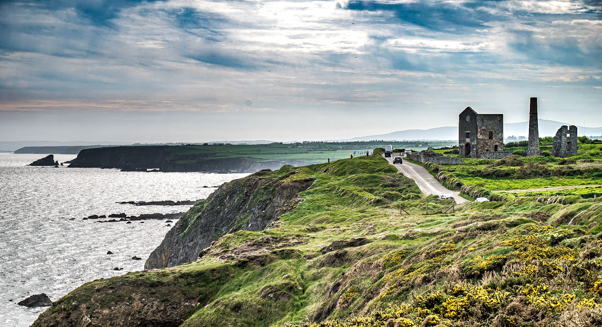 Tankardstown mine workings, Bunmahon, Co Waterford, 19 May 2018