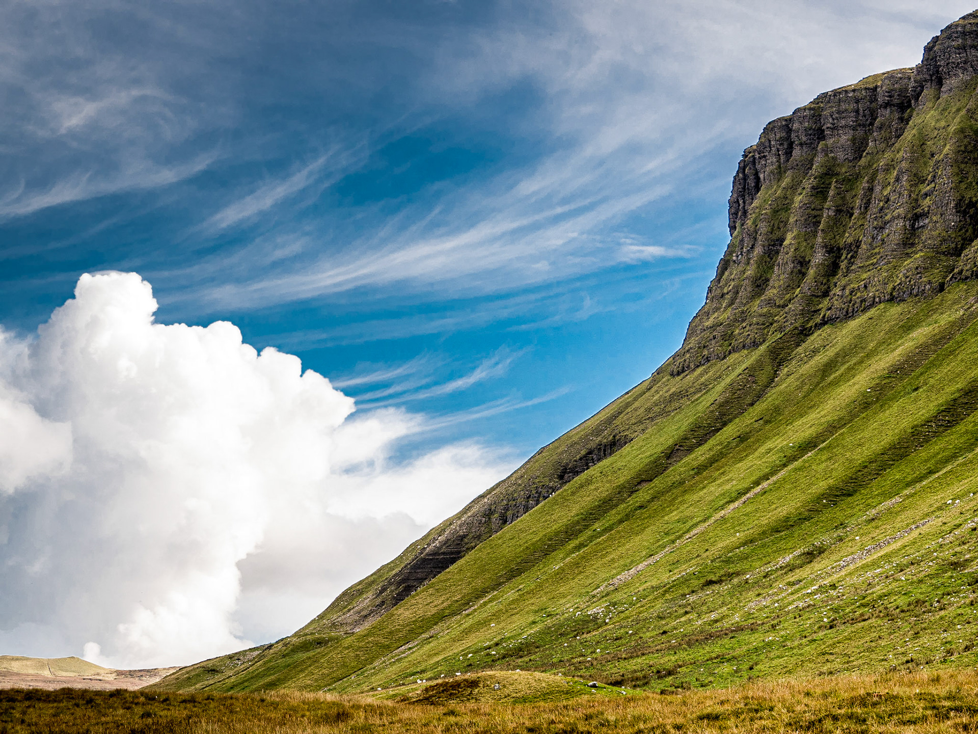 Ben Bulben from Gortarowey walk, Sligo, 10 Oct 2014