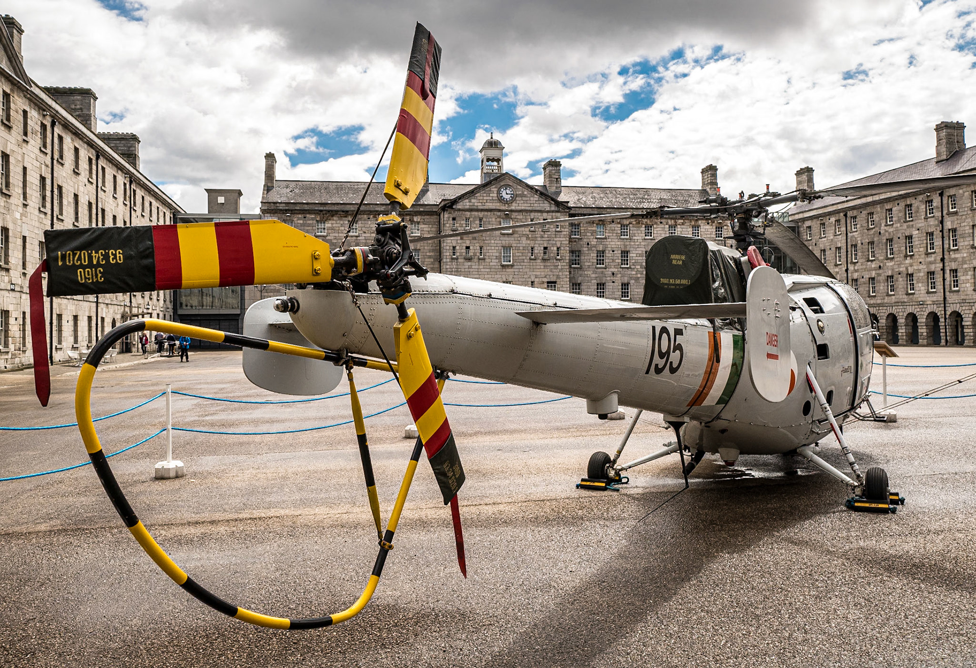 Helicopter (Alouette III), Collins Barracks, Dublin, 8 Aug 2014
