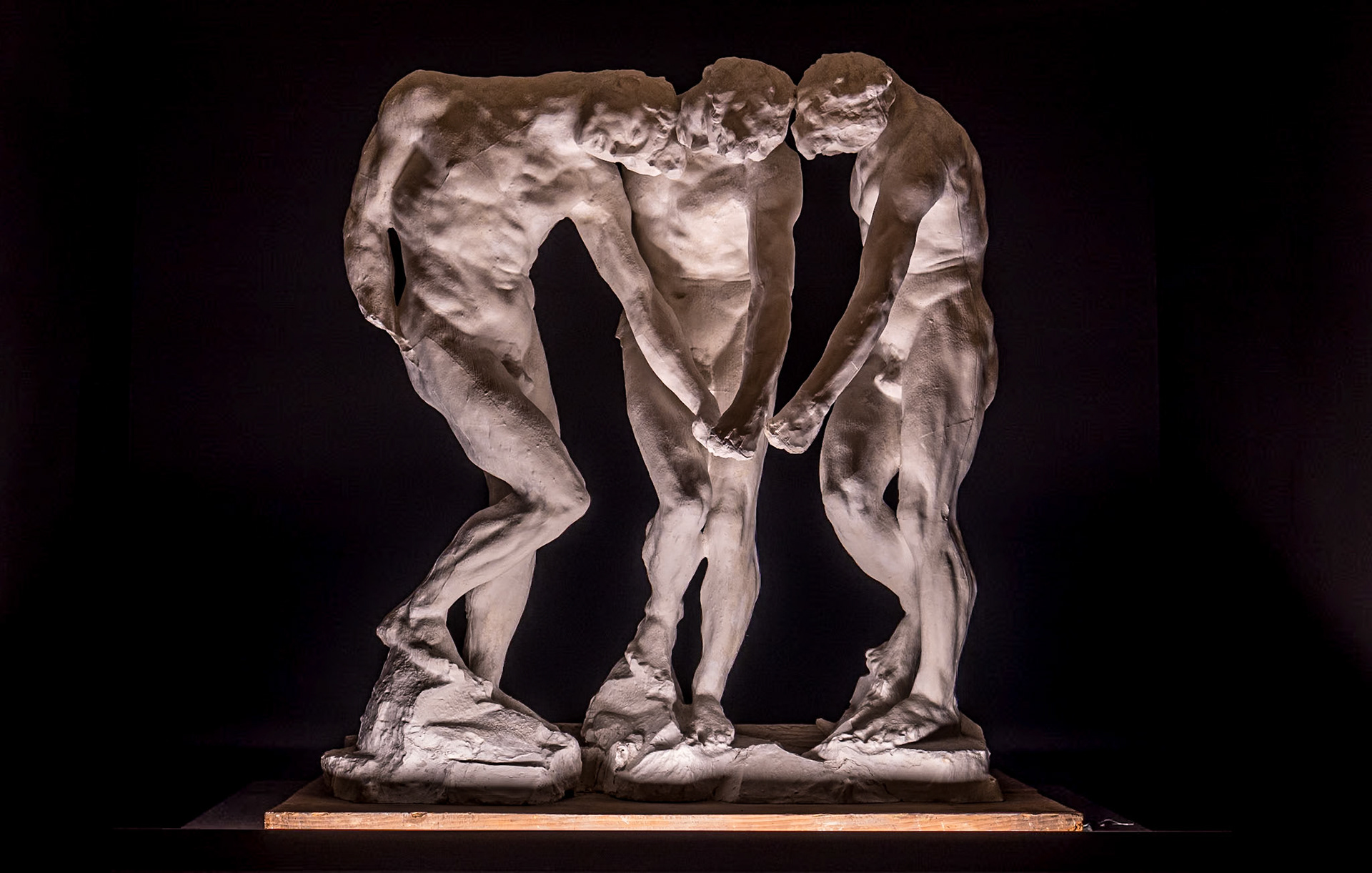 Les Ombres, by Auguste Rodin, Musée des beaux-arts, Quimper, France, 26 Sep 2022