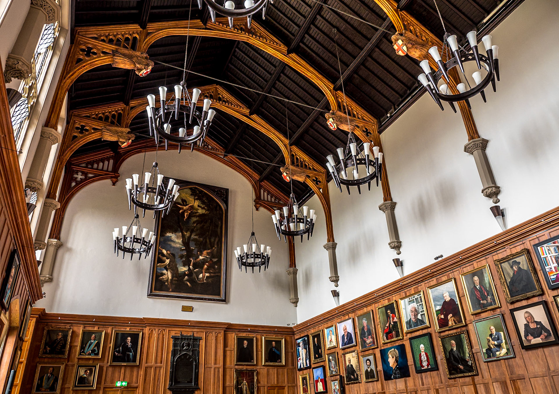 The Great Hall, Lanyon Building, QUB, Belfast, 18 Mar 2020