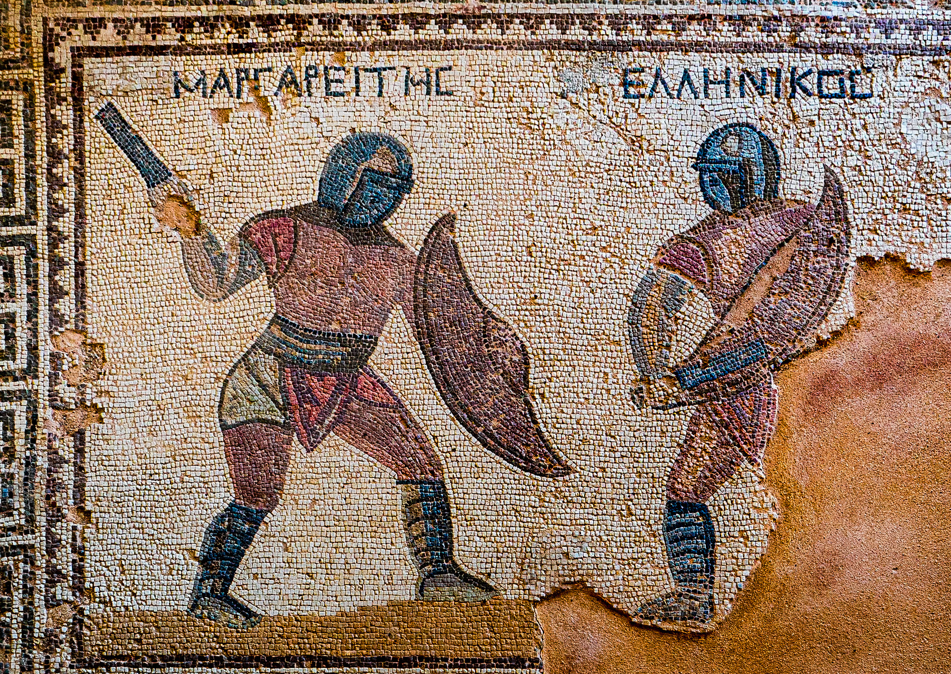 Floor mosaic, Kourion, Cyprus, 12 Feb 2025