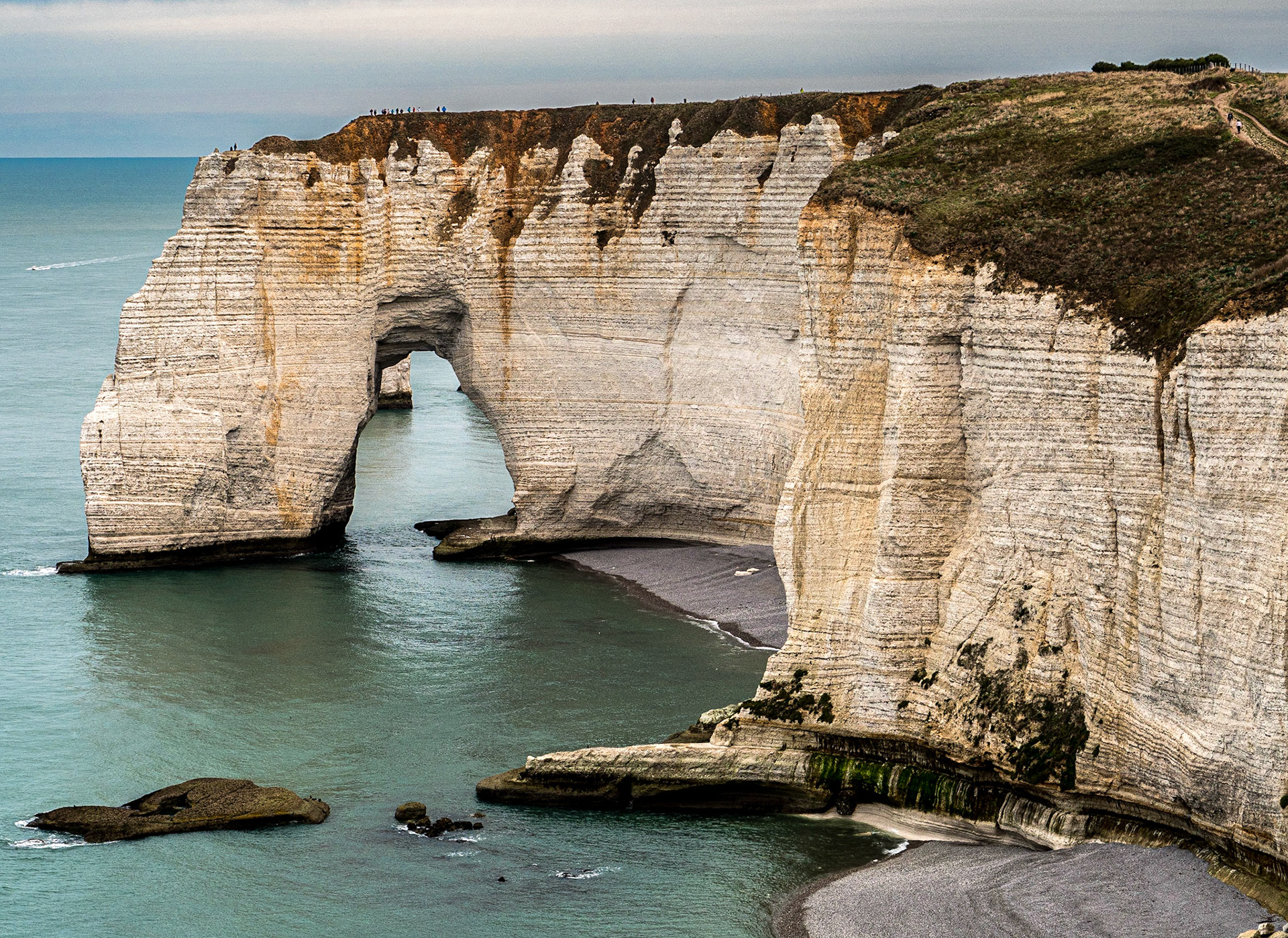Chalk cliffs, Étretat, Normandy, 3 Oct 2019