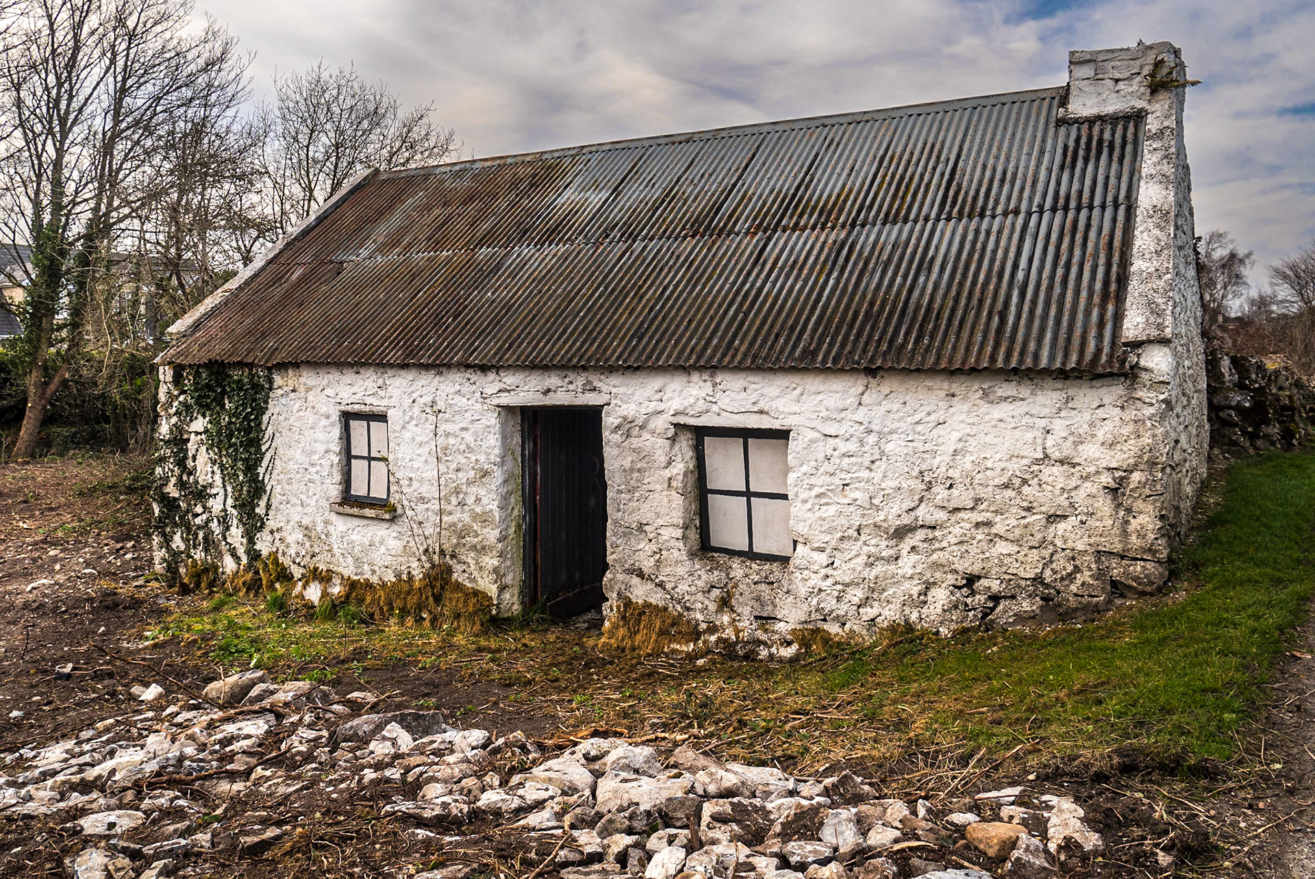 Abandoned house, near Terryglass, Co Tipperary, 19 Mar 2022