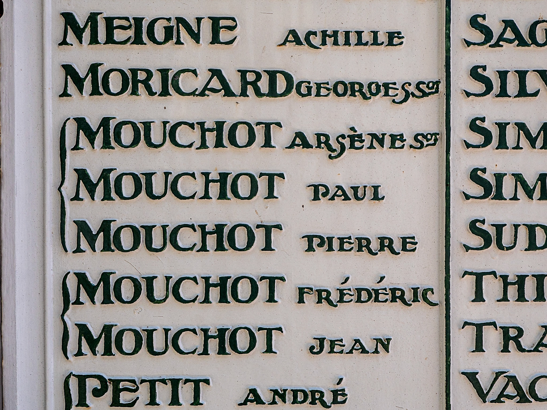 War memorial, Noyers, Burgundy, 21 Sep 2019