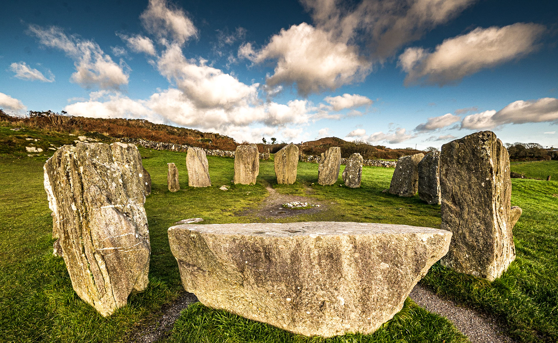 Drombeg stone circle, near Glandore, Co Cork, 22 Nov 2016