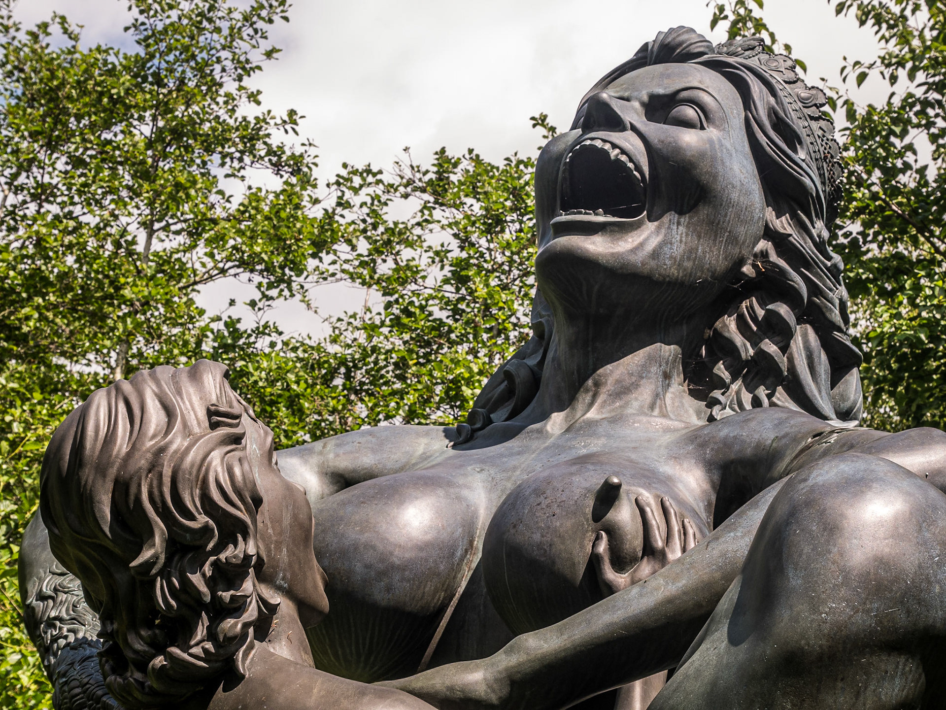 "When one becomes two", Indian Sculpture Park, near Roundwood, Co Wicklow, 9 Jul 2015