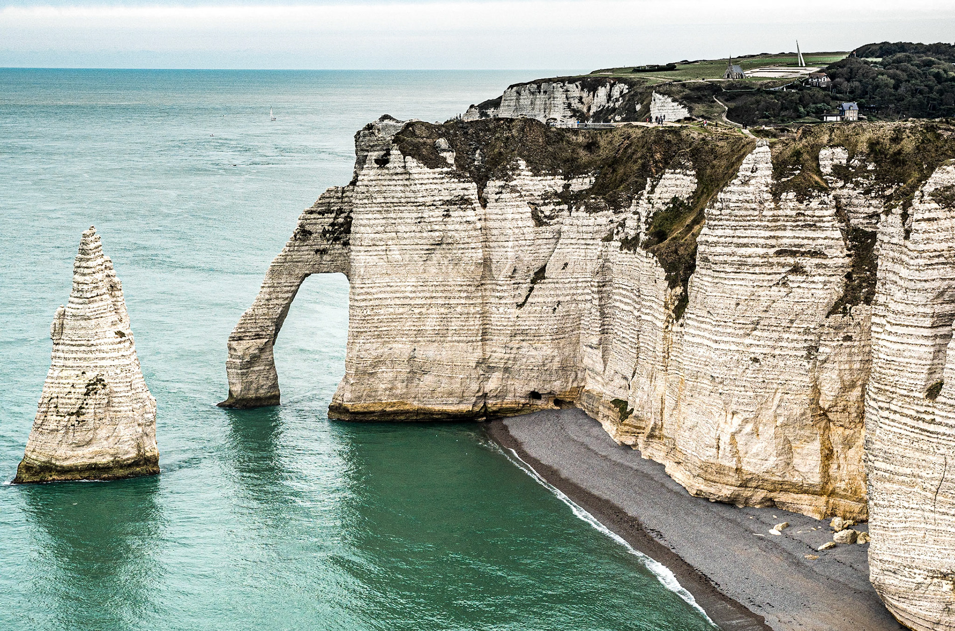 Chalk cliffs, Étretat, Normandy, 3 Oct 2019