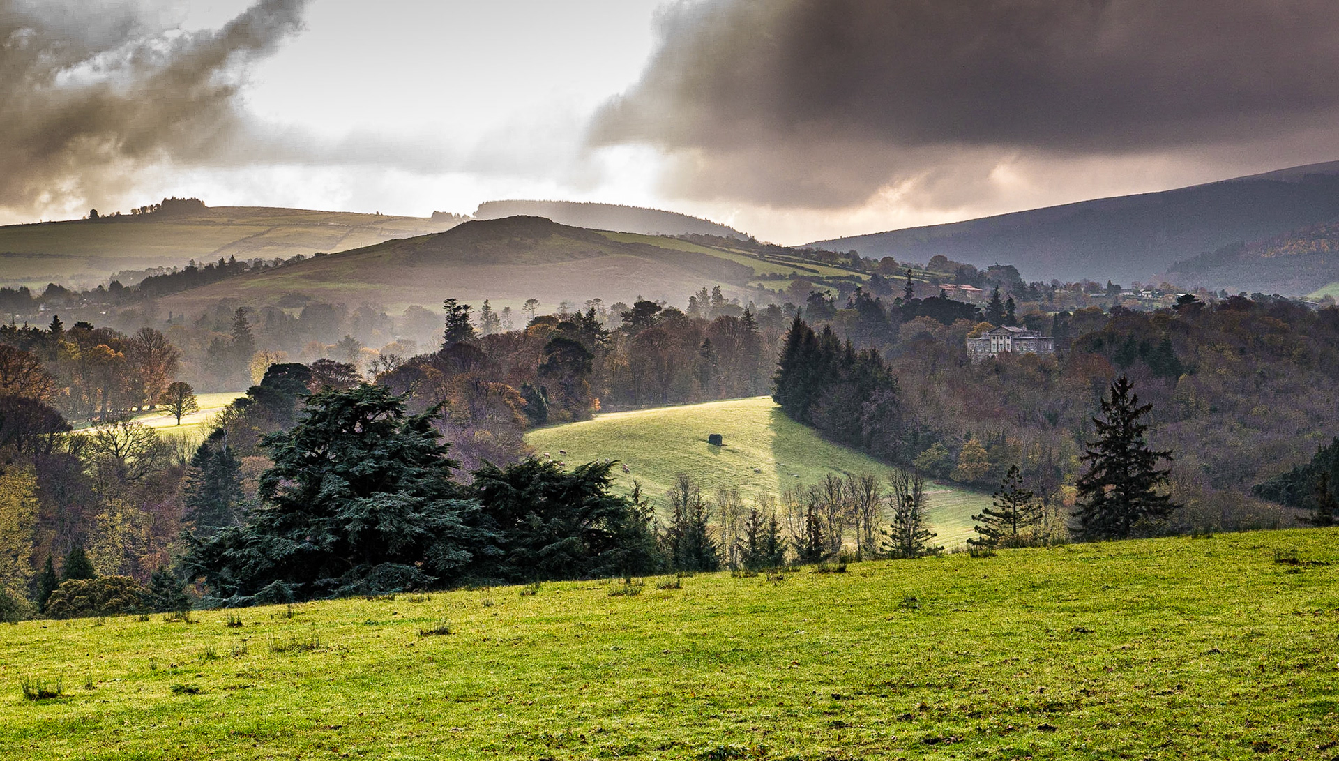 View from Powerscourt Estate, 16 Nov 2014