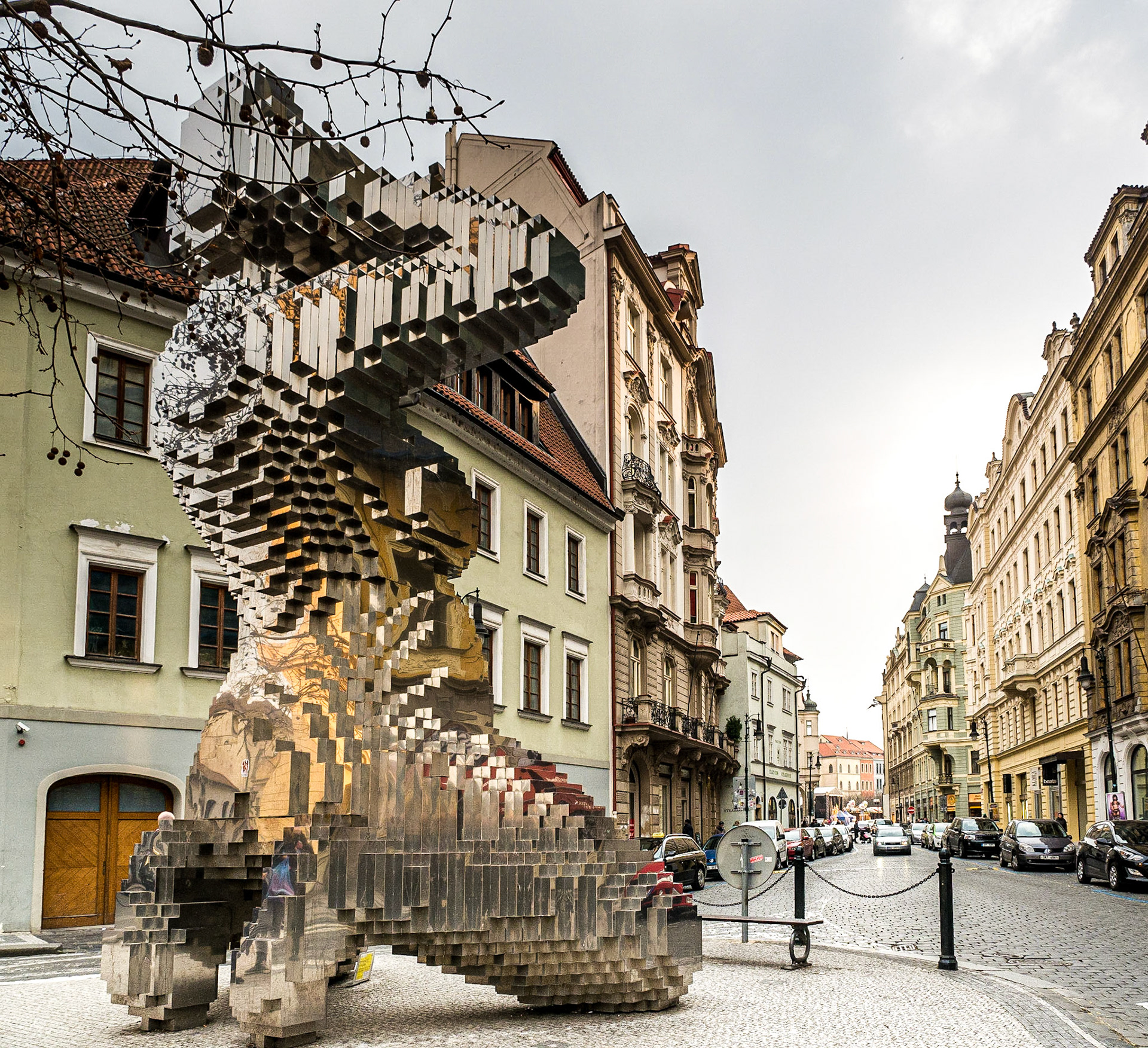 In Utero, by David Cerný, Dlouhá street, Prague, 21 Mar 2015