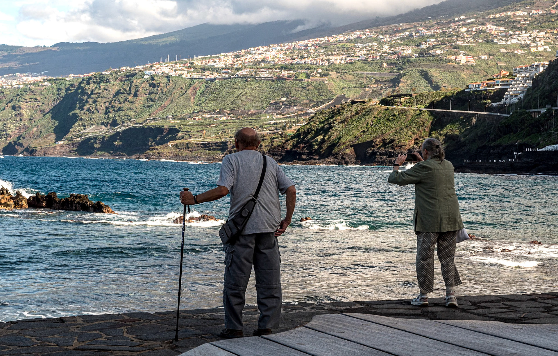 Playa Martianez, Puerto de la Cruz, Tenerife, 27 Jan 2022