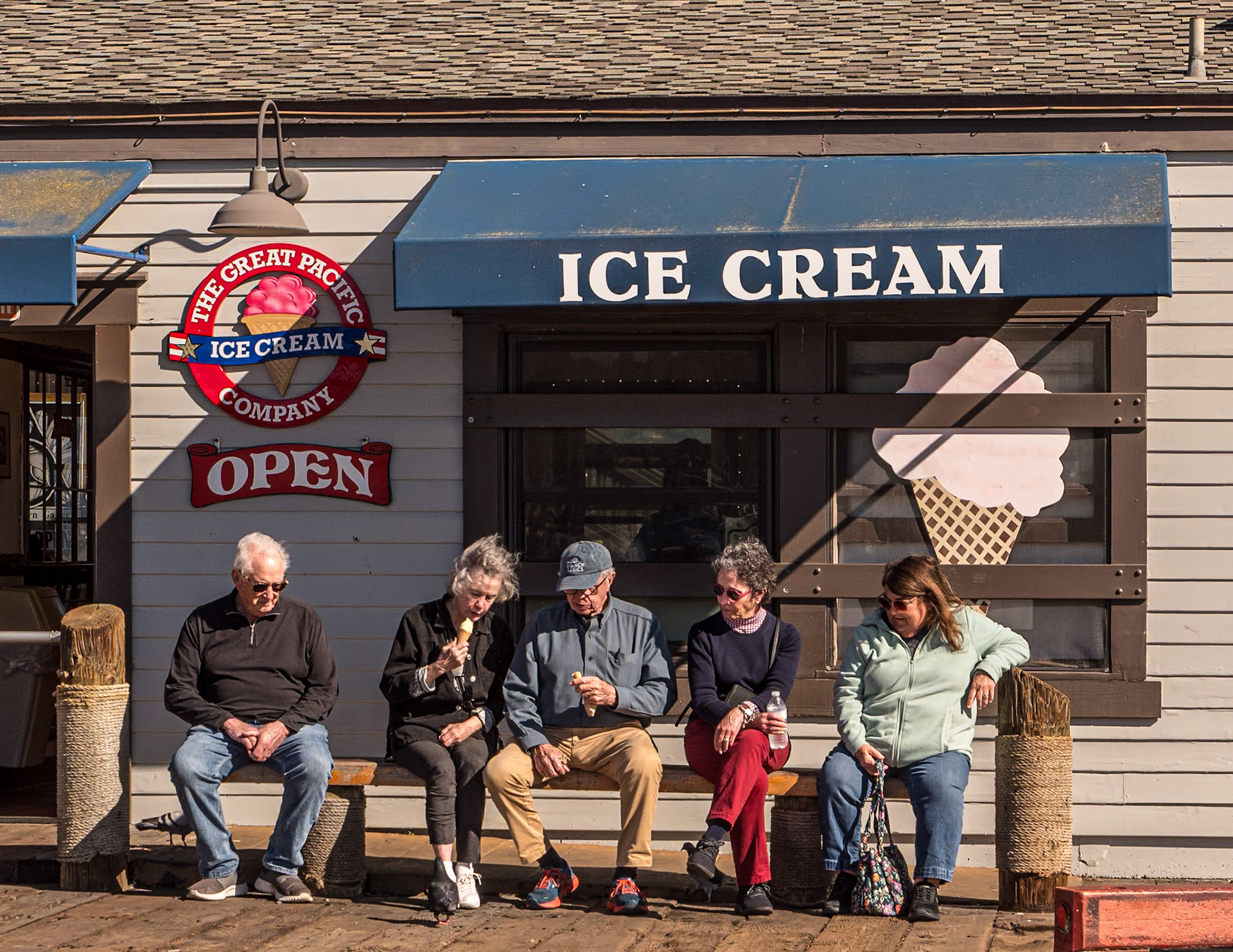 Stearns Wharf, Santa Barbara, California, 23 Jan 2024