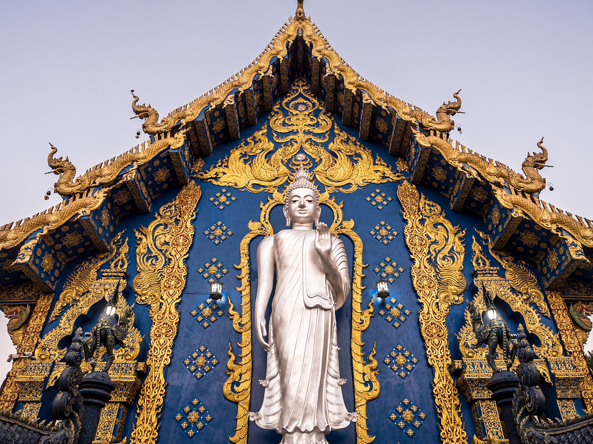Rong Suea Ten Temple (Blue Temple), Chiang Rai, 13 Feb 2026