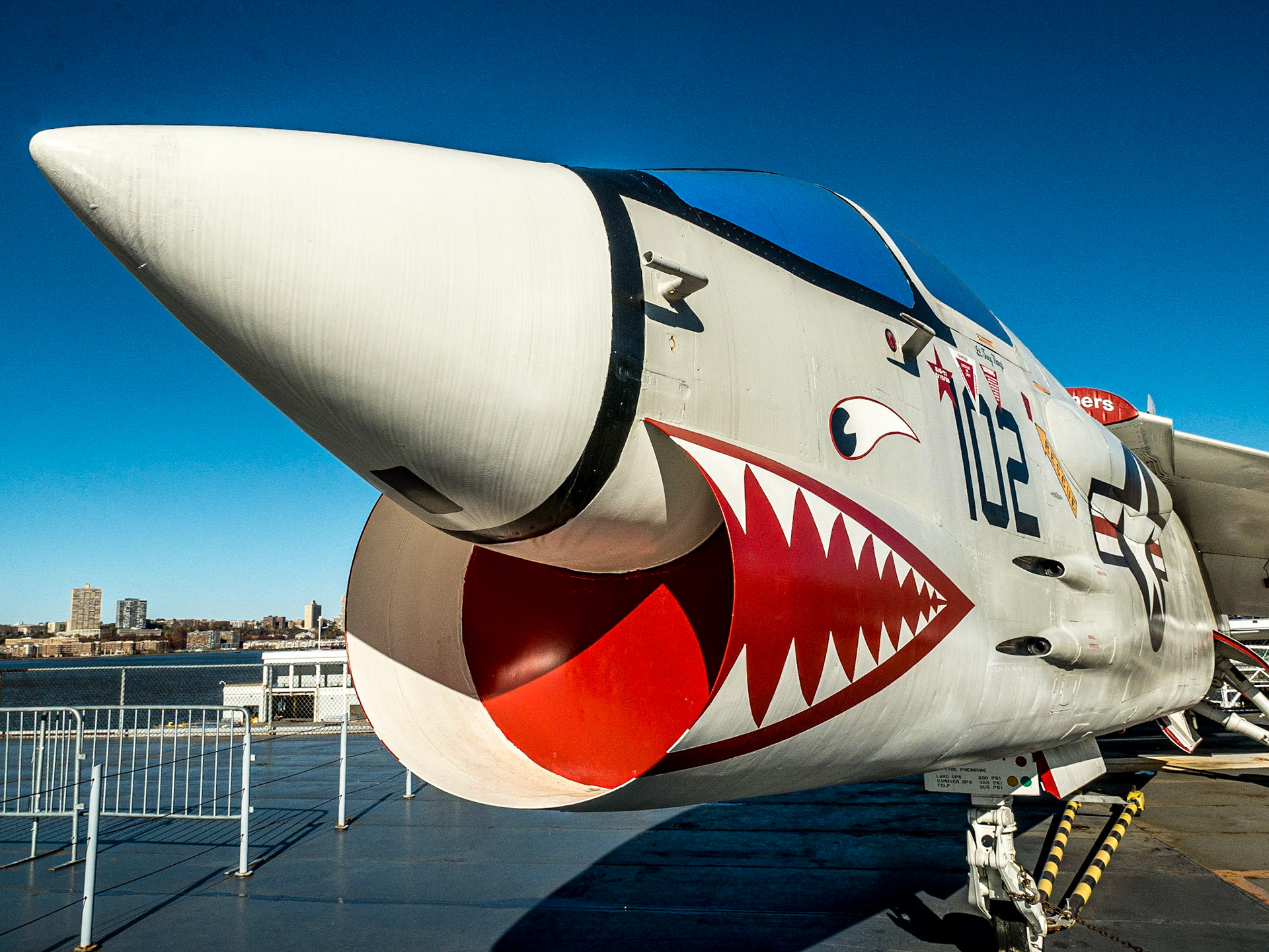 Flight deck, USS Intrepid, Manhattan, 20 Nov 2015