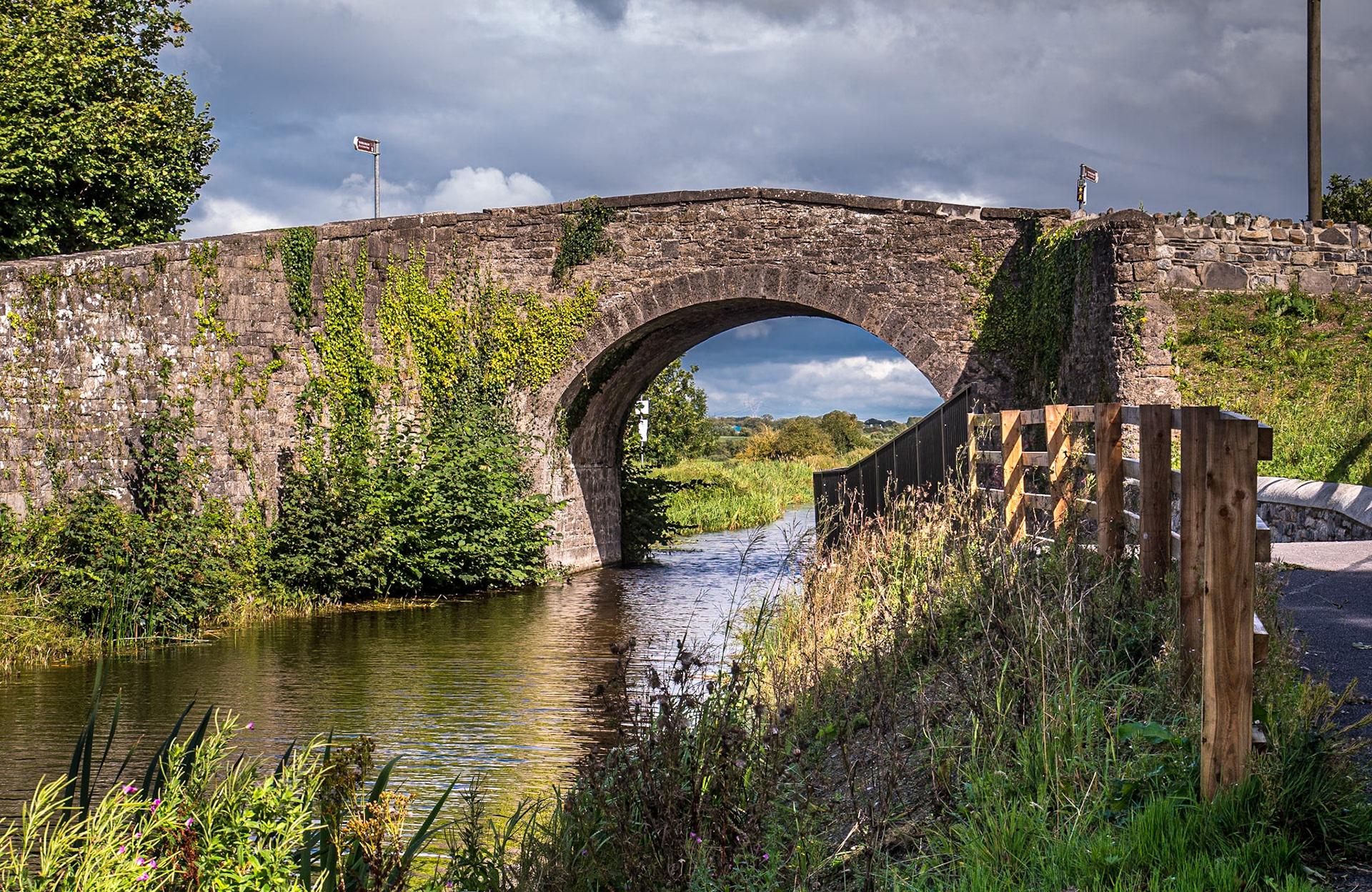 Kilmore Bridge on the Royal Canal near Moyvalley, Co Kildare, 21 Aug 2020