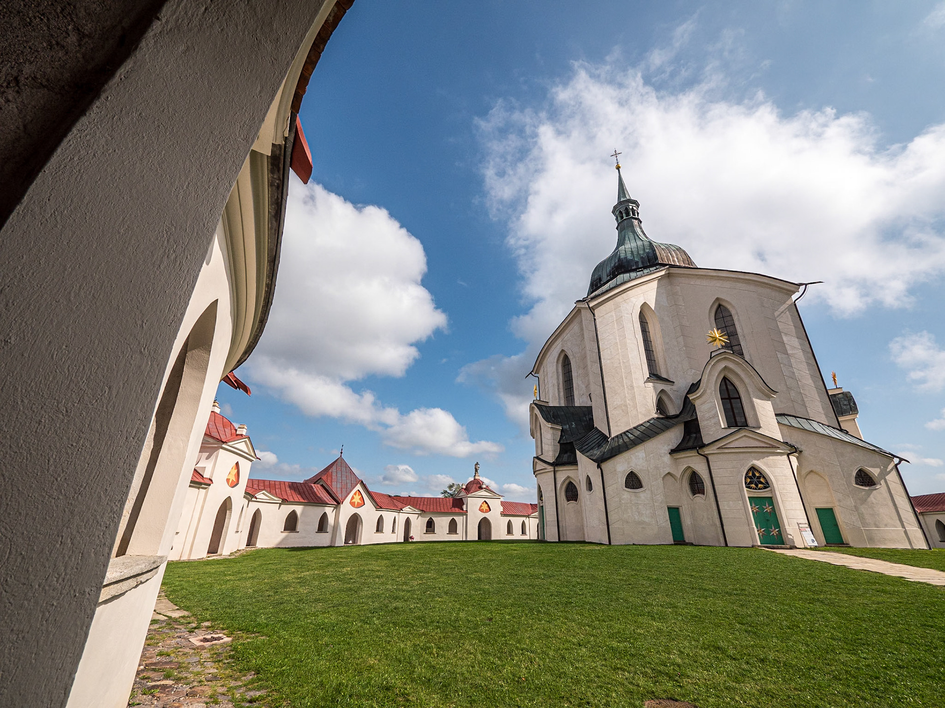 The Pilgrimage church of St John of Nepomuk at Zelená hora, Czech Republic, 27 Sep 2025