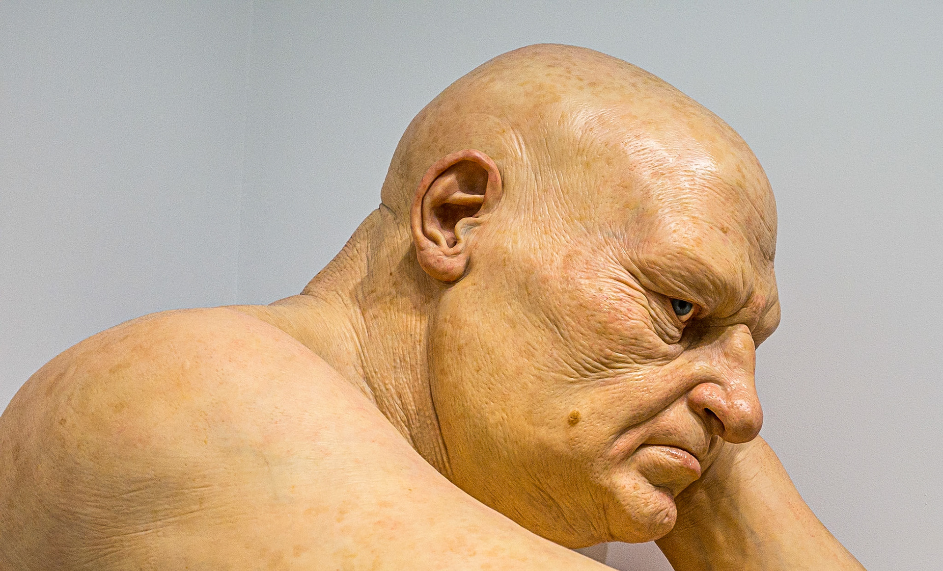 "Untitled (Big Man)" by Ron Mueck, Hirshhorn Museum, Washington DC, 4 Mar 2018